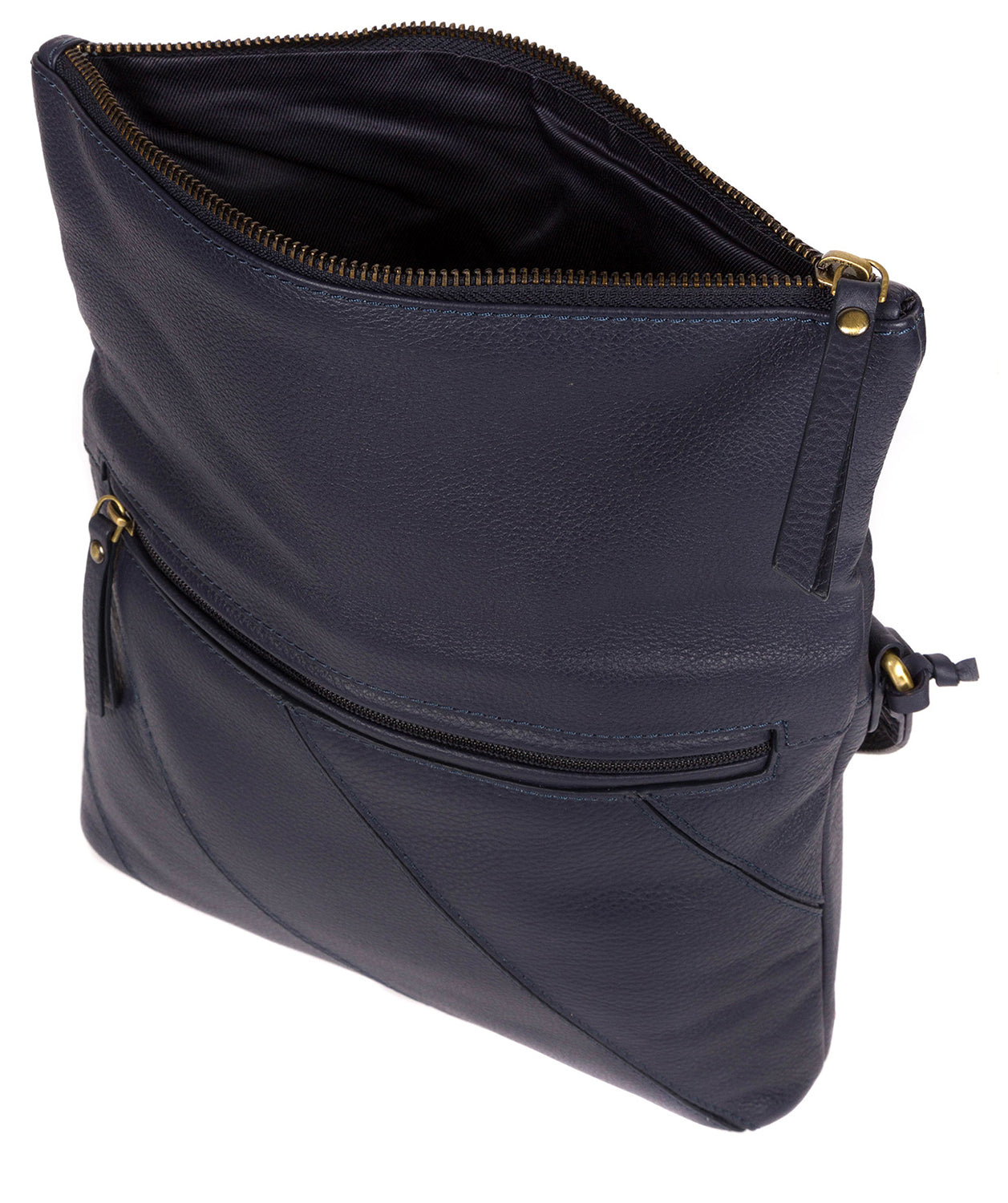 'Korin' Navy Leather Cross Body Bag image 4