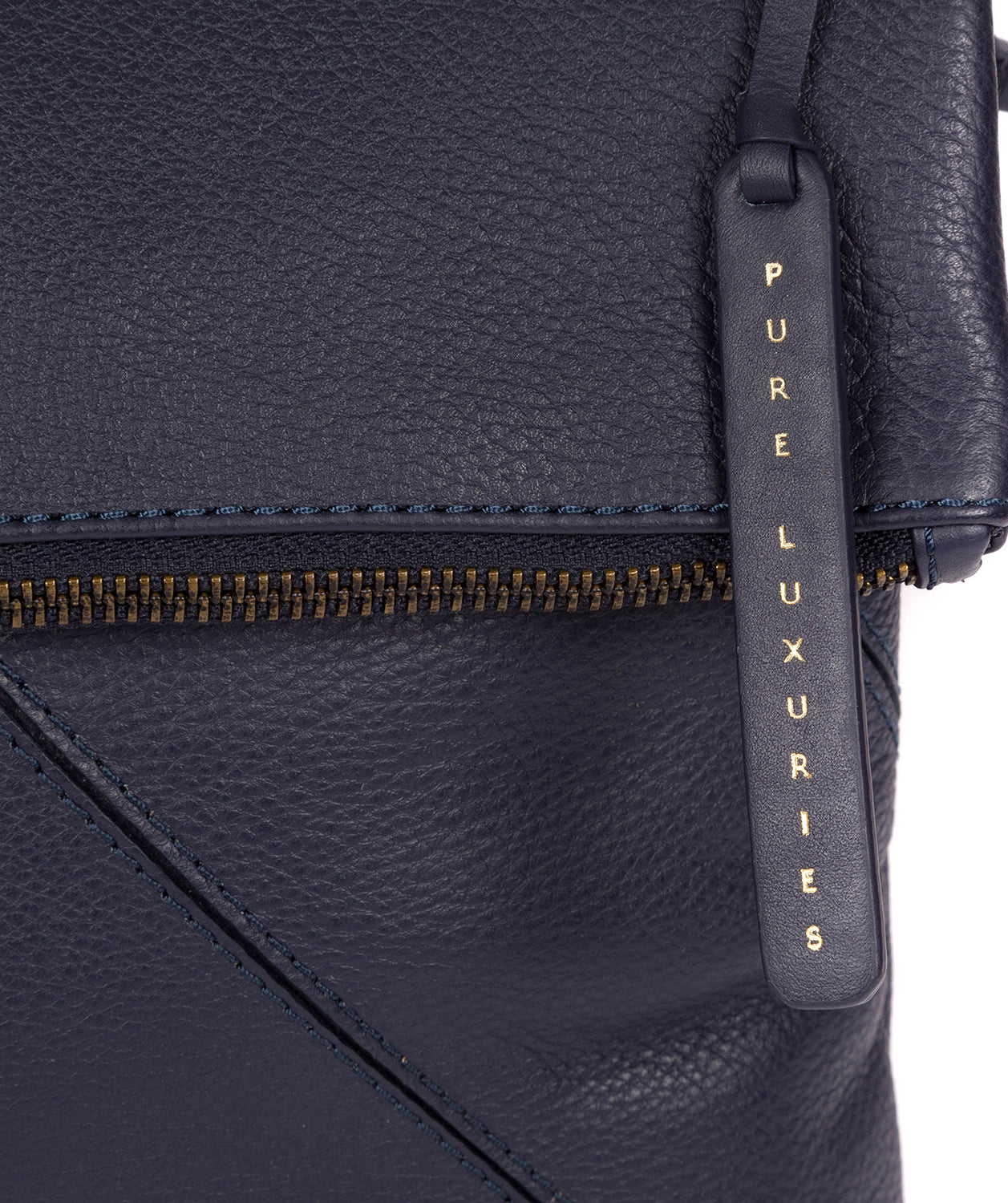 'Korin' Navy Leather Cross Body Bag image 5