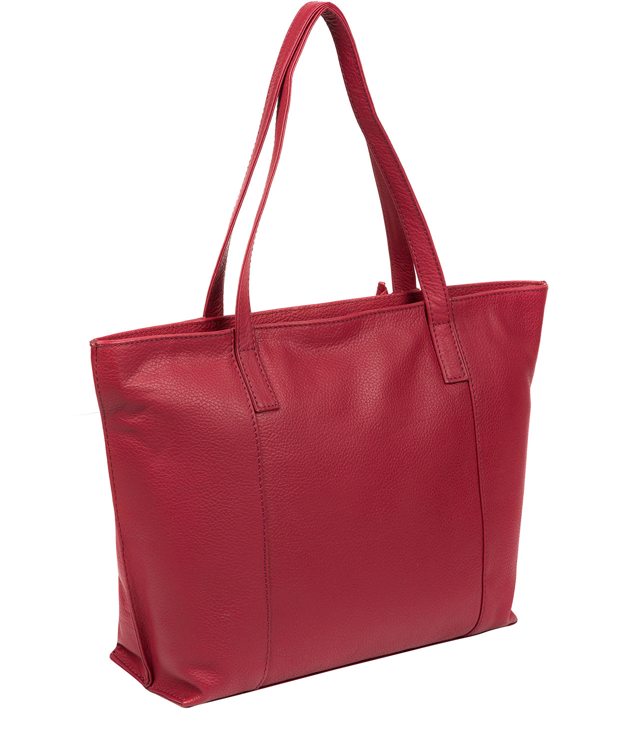 'Skye' Red Leather Tote Bag Pure Luxuries London