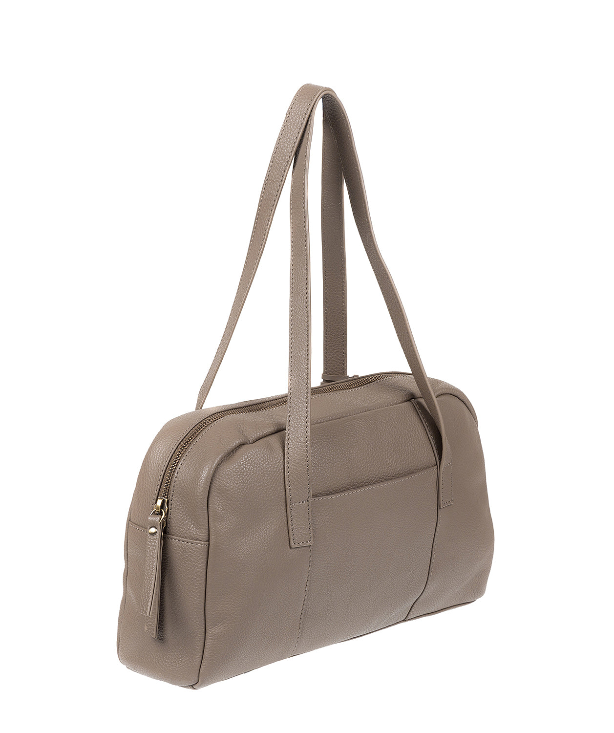 'Pitunia' Taupe Leather Handbag