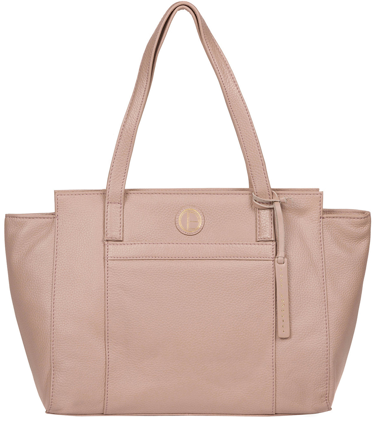 'Dusk' Blush Pink Leather Handbag