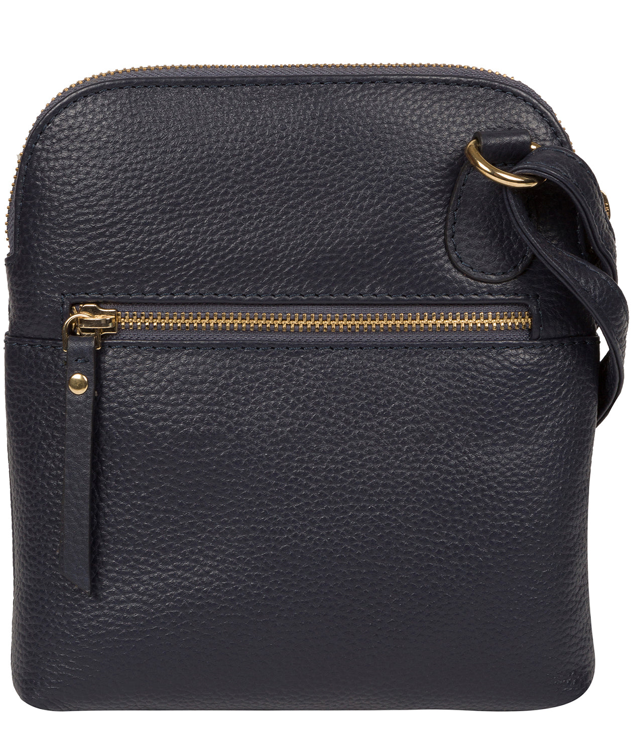 'Orsola' Navy Leather Cross Body Bag Pure Luxuries London