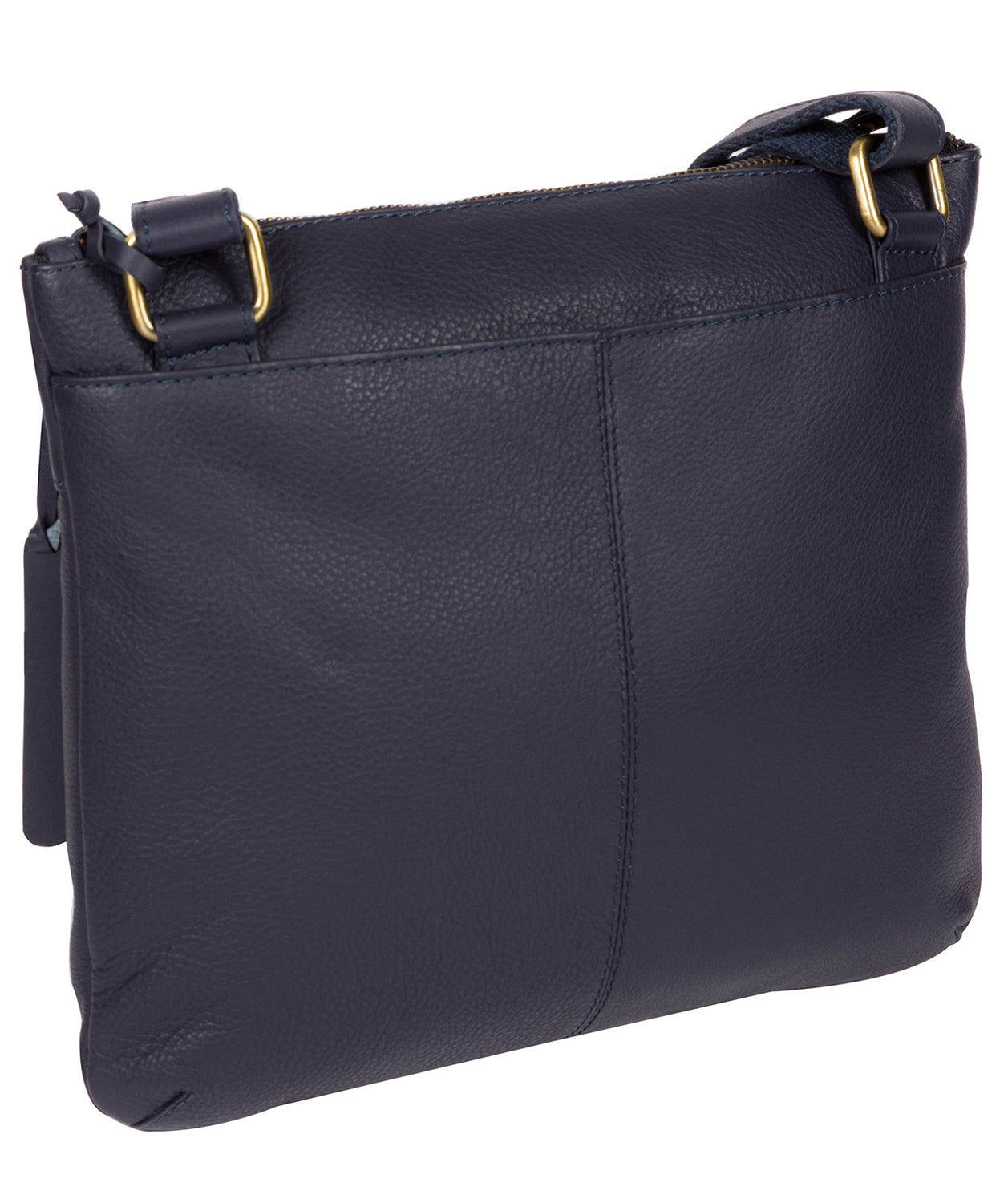 'Serenity' Navy Leather Cross Body Bag image 3