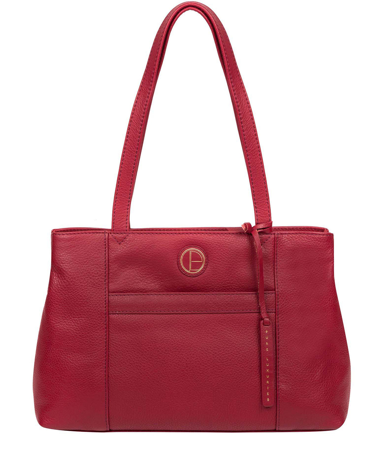 'Mist' Red Leather Handbag