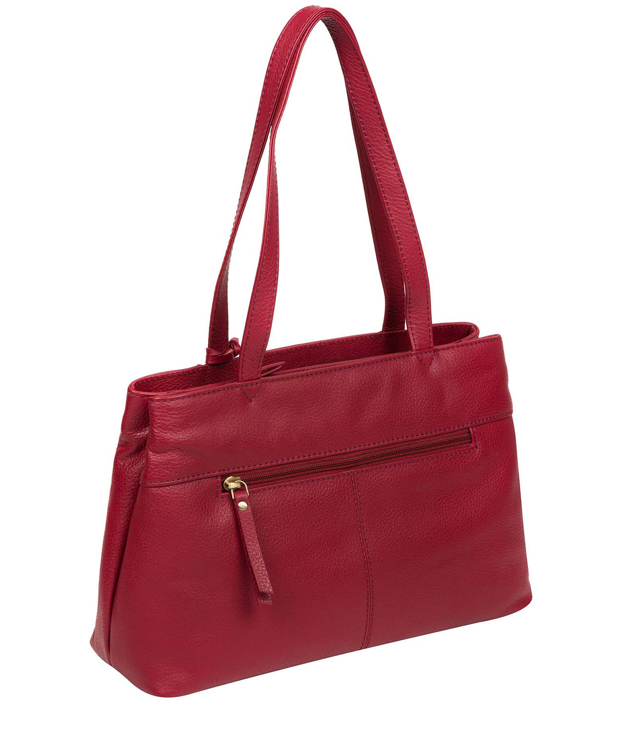 'Mist' Red Leather Handbag