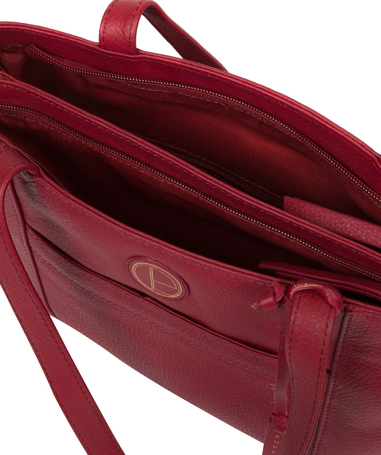 'Mist' Red Leather Handbag