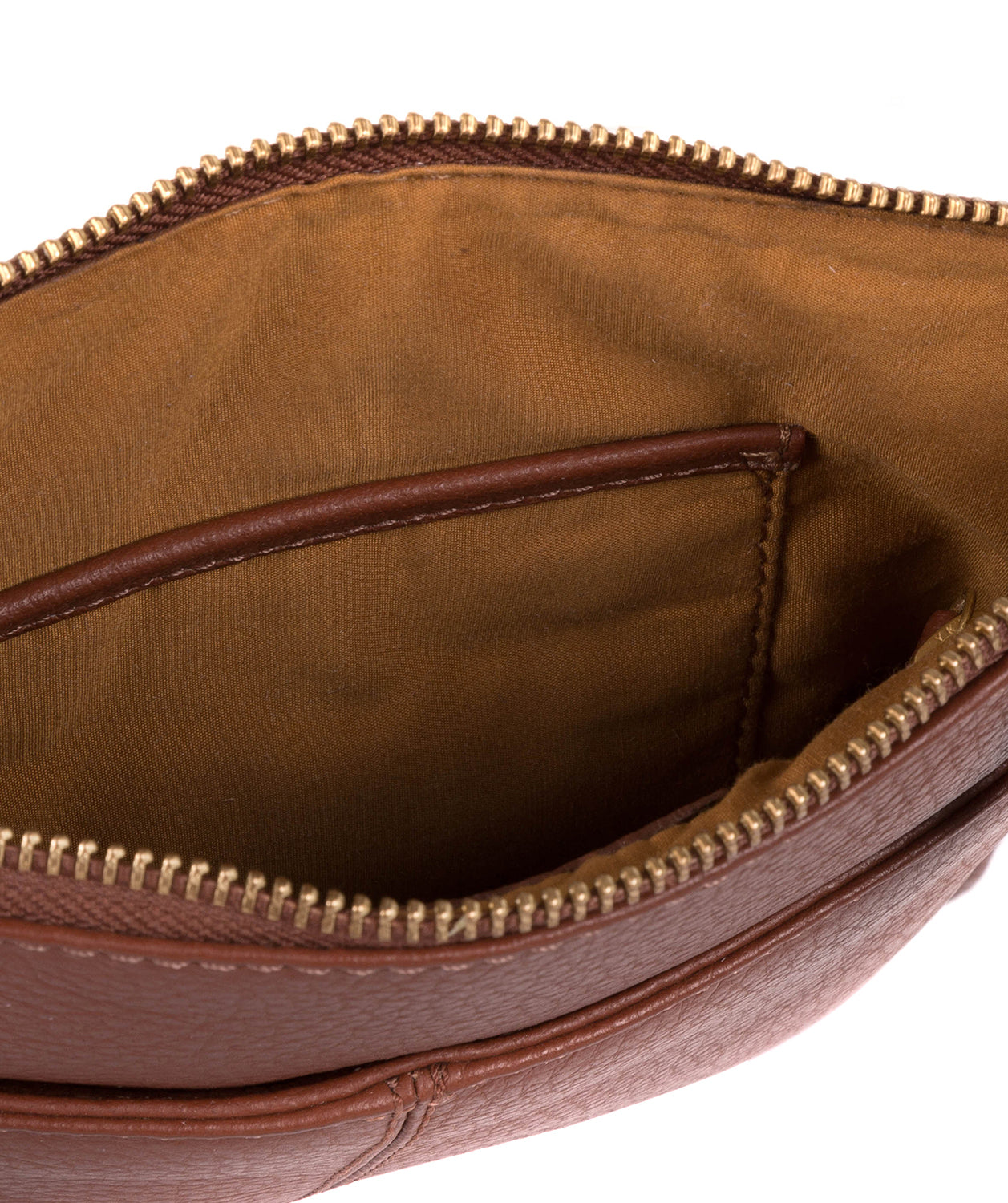 'Anne' Dark Tan Leather Cross Body Bag image 6