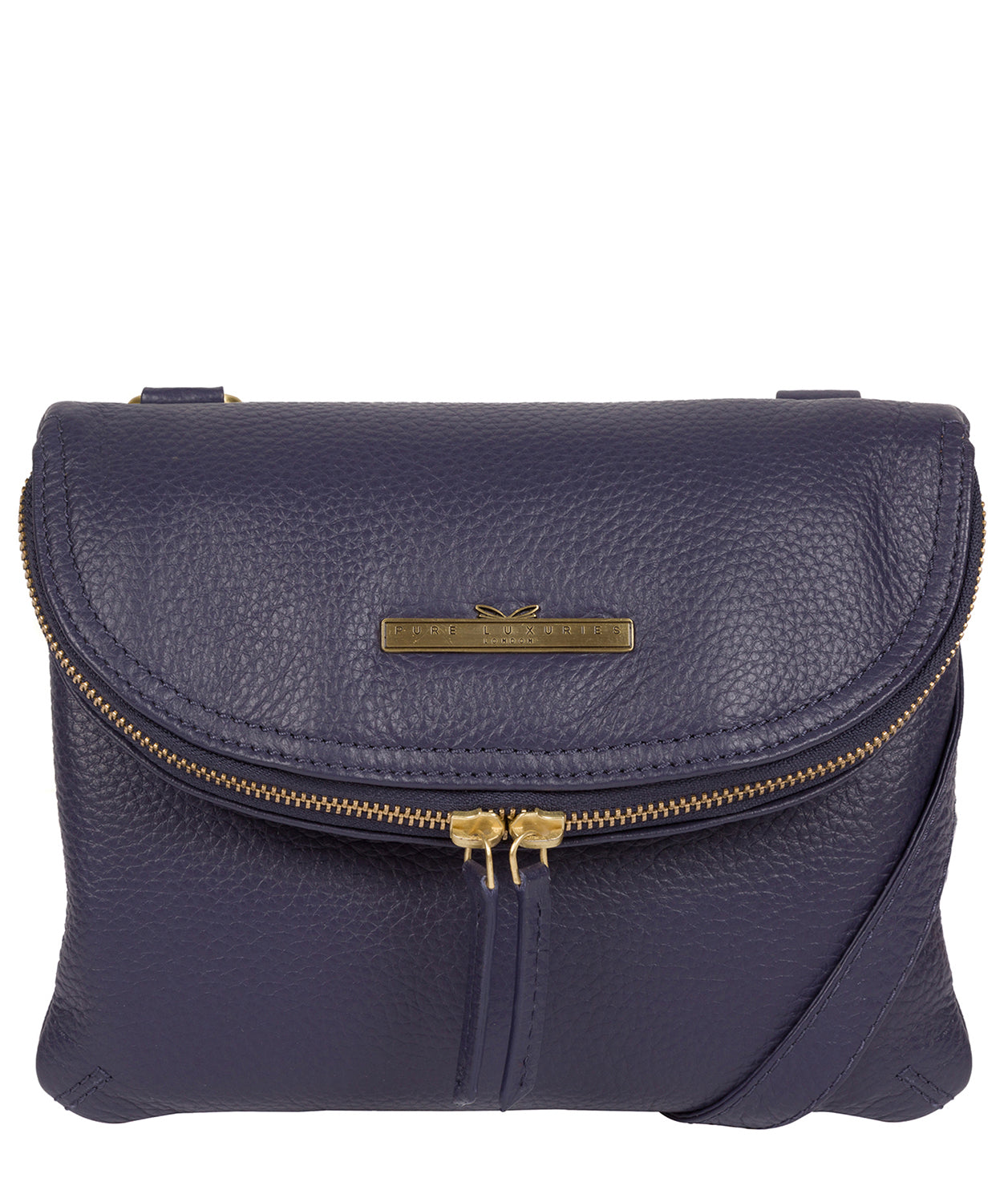 'Sheryl' Denim Leather Cross Body Bag