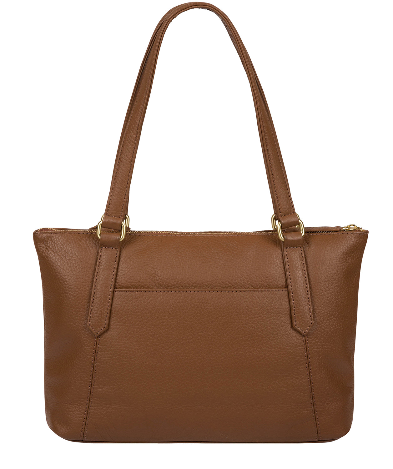 'Laurel' Dark Tan Leather Handbag Pure Luxuries London