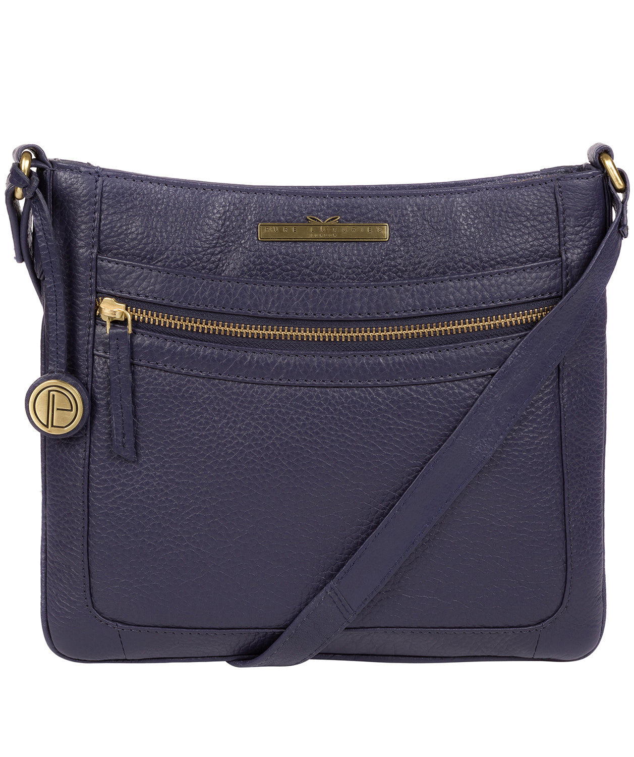 'Lily' Denim Leather Cross Body Bag