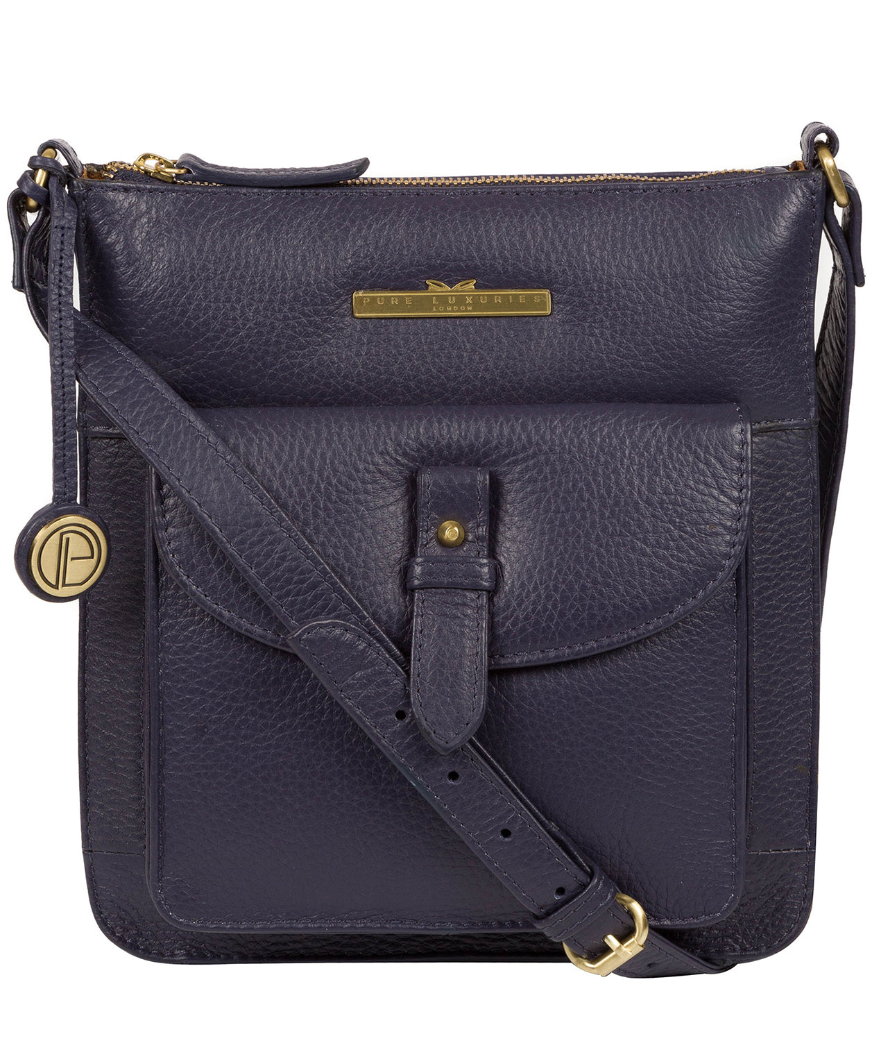 'Kaede' Denim Leather Cross Body Bag image 1