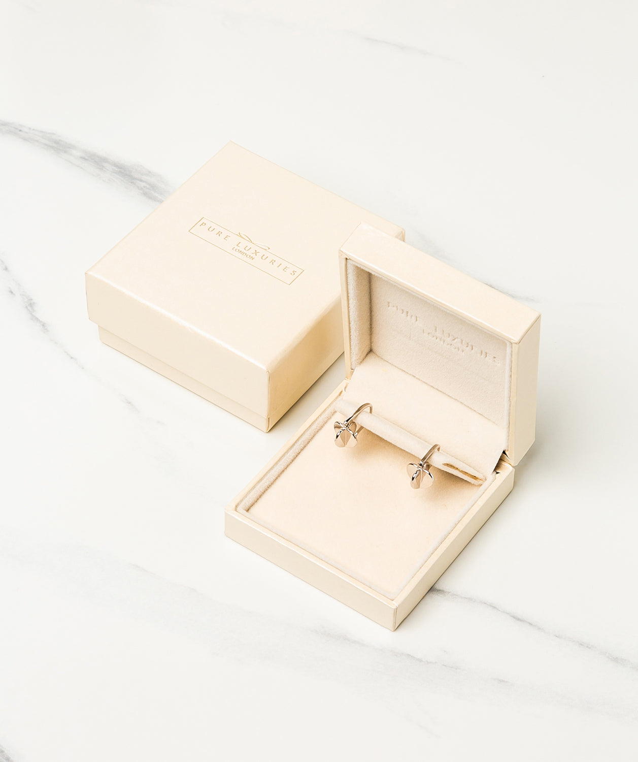 Gift Packaged 'Galilean' 925 Heart Drop Earrings