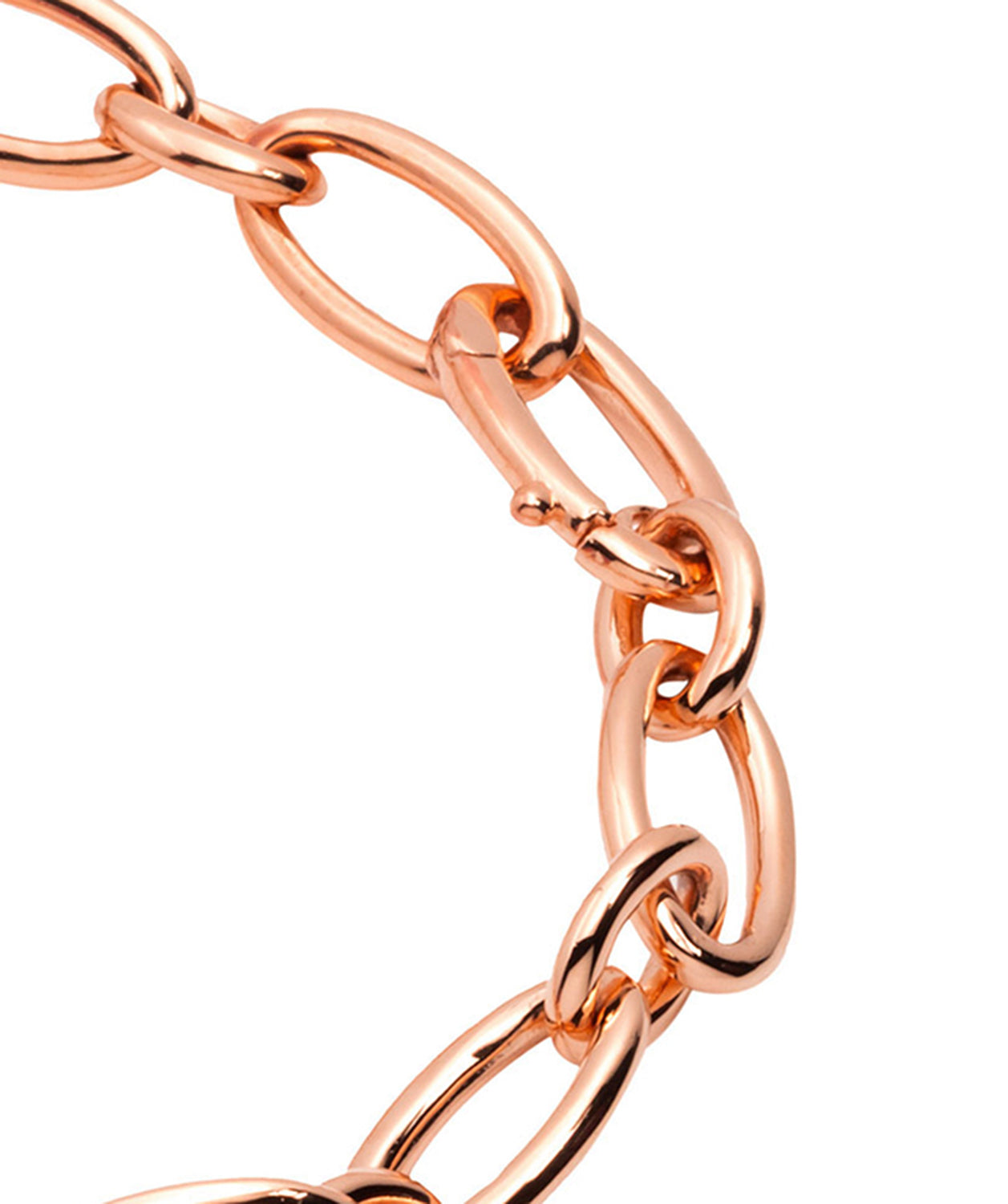 Gift Packaged 'Amalia' 18ct Rose Gold Plated 925 Silver Petite Link Bracelet