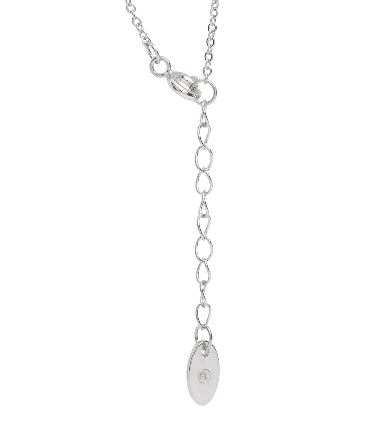 Gift Packaged 'Prados' Rhodium Plated 925 Silver Cubic Zirconia Circle & Freshwater Pearl Necklace