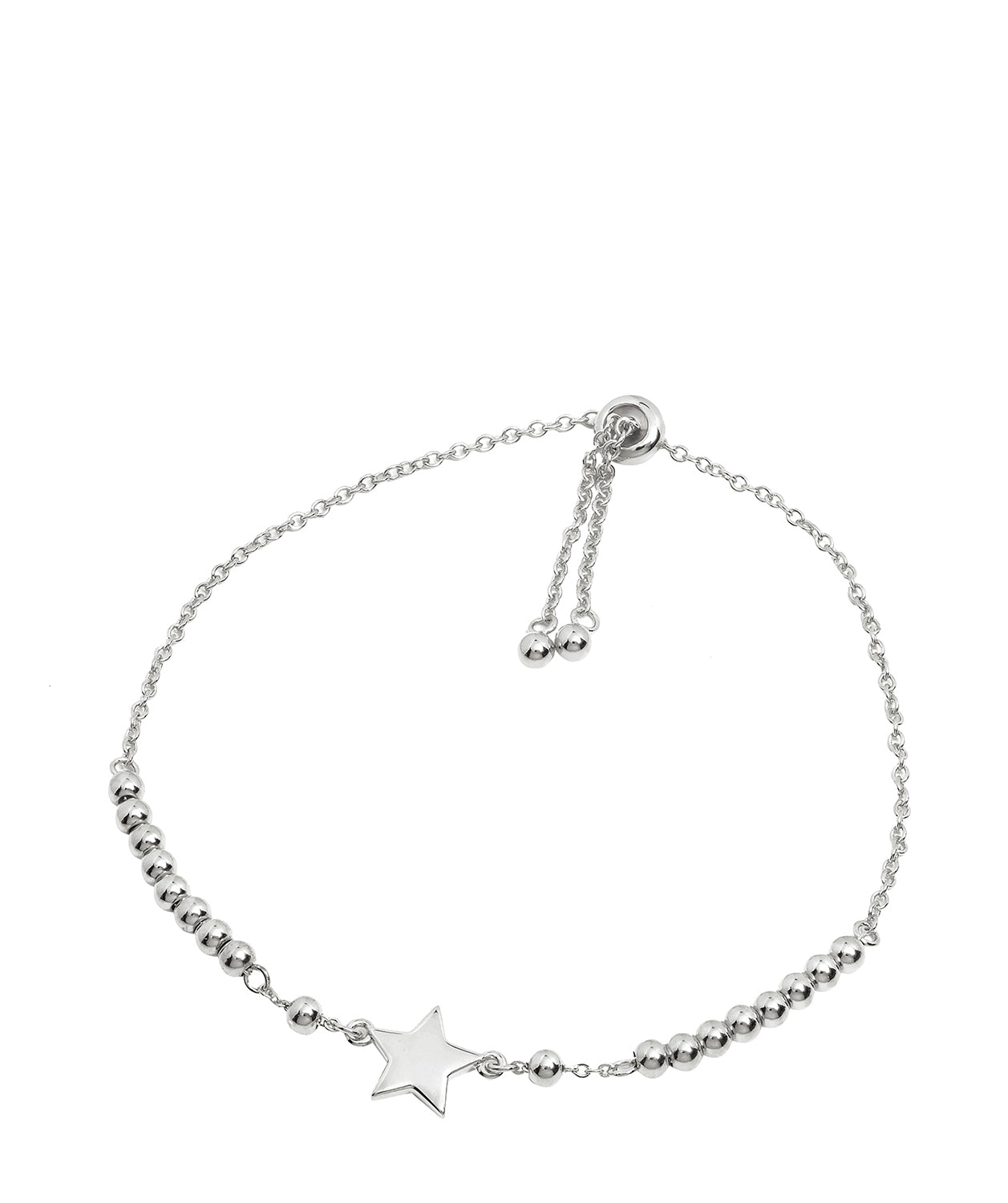 Gift Packaged 'Fahri' Rhodium Plated 925 Star Bracelet