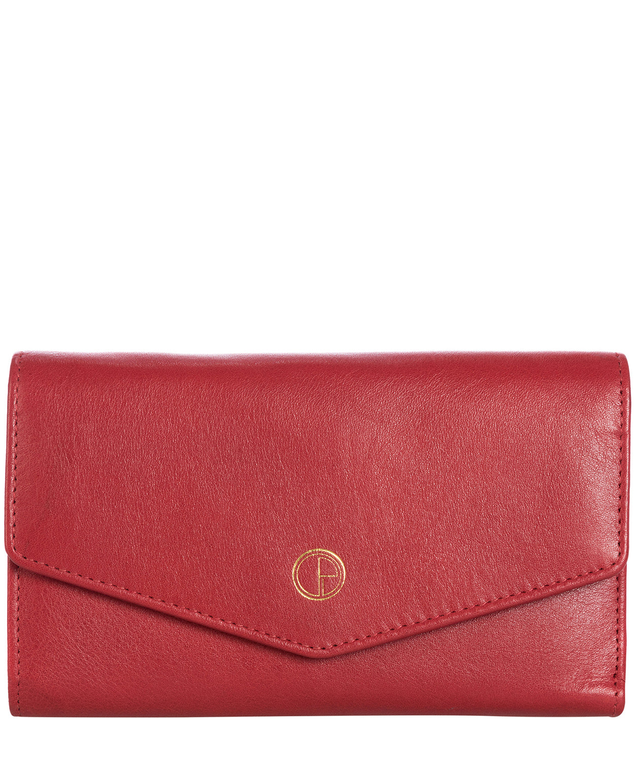 'Galway' Cherry Fine Leather RFID Purse