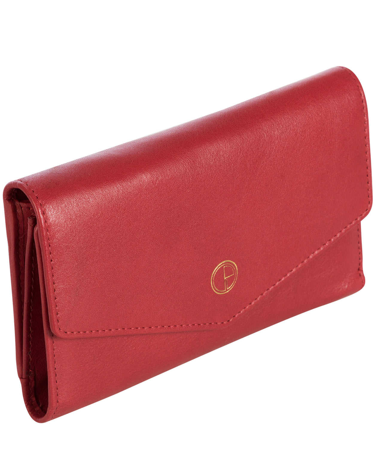 'Galway' Cherry Fine Leather RFID Purse