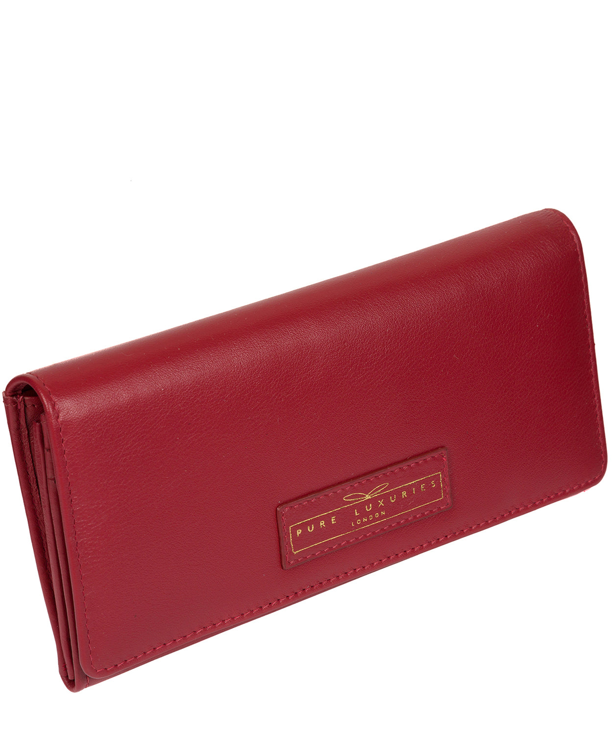 'Honor' Light Red Leather Purse