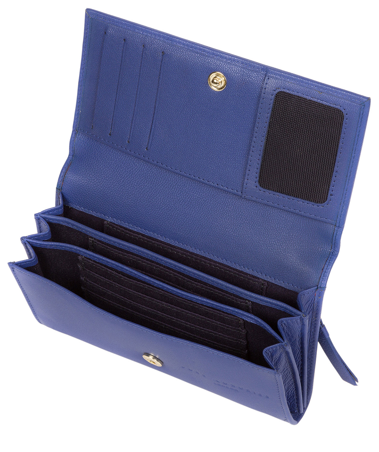 'Finch' Royal Blue Leather Bi-Fold Purse image 4