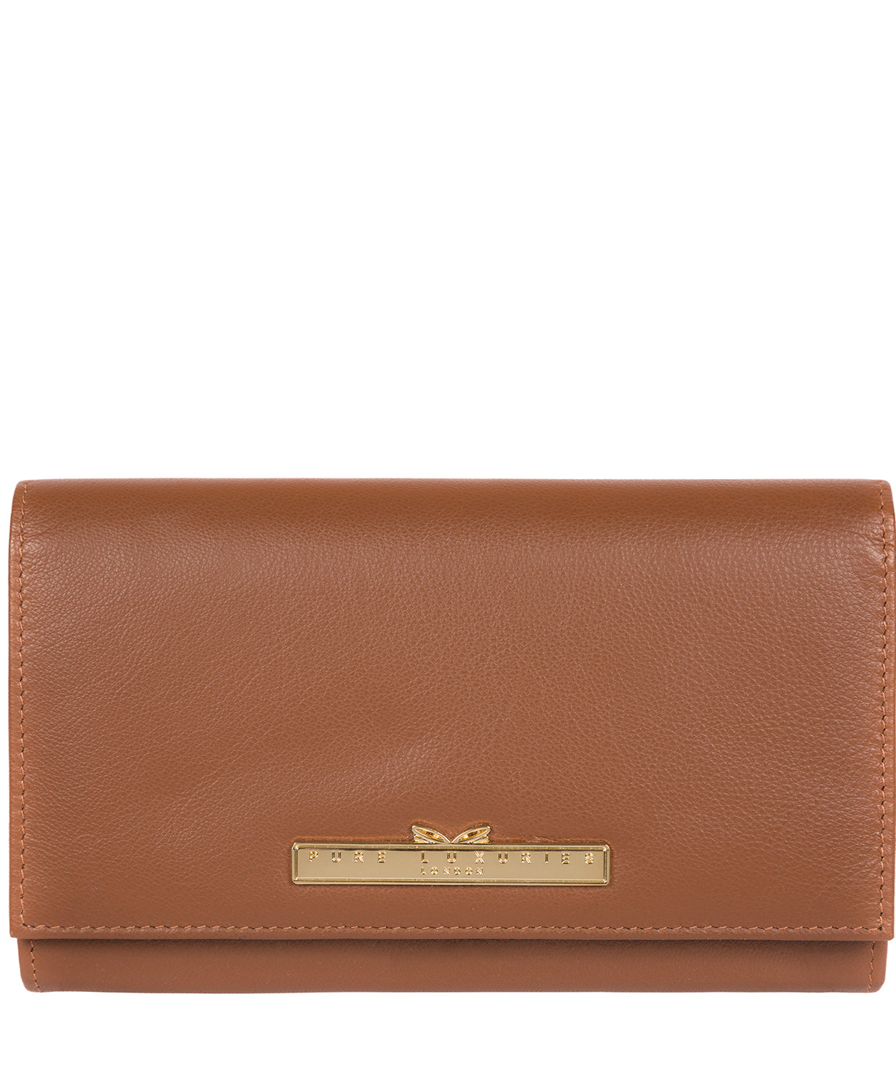 'Finch' Tan Leather Bi-Fold Purse