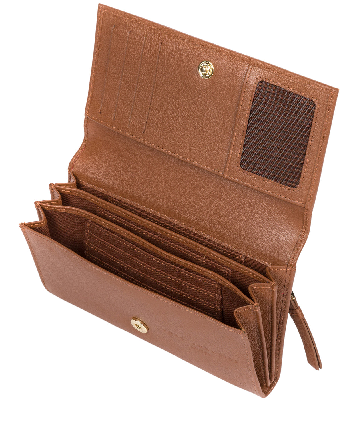 'Finch' Tan Leather Bi-Fold Purse