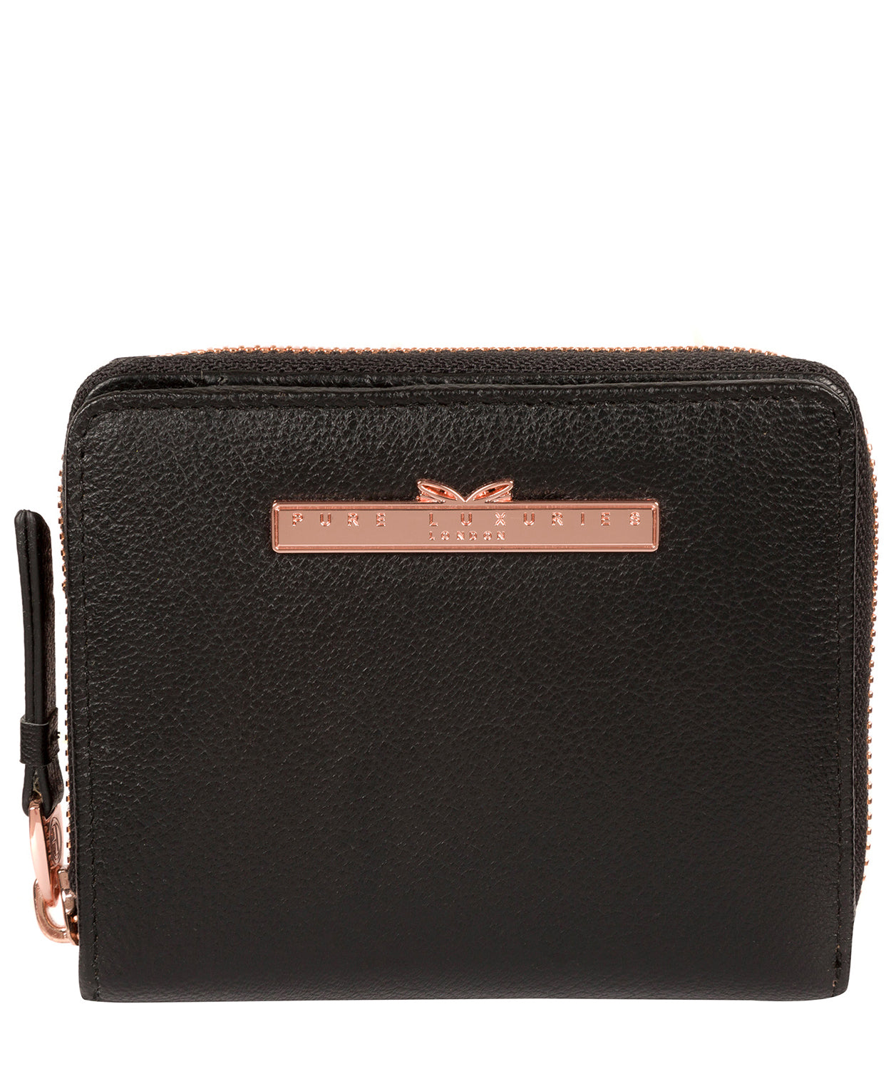 'Piper' Black Leather Purse image 1