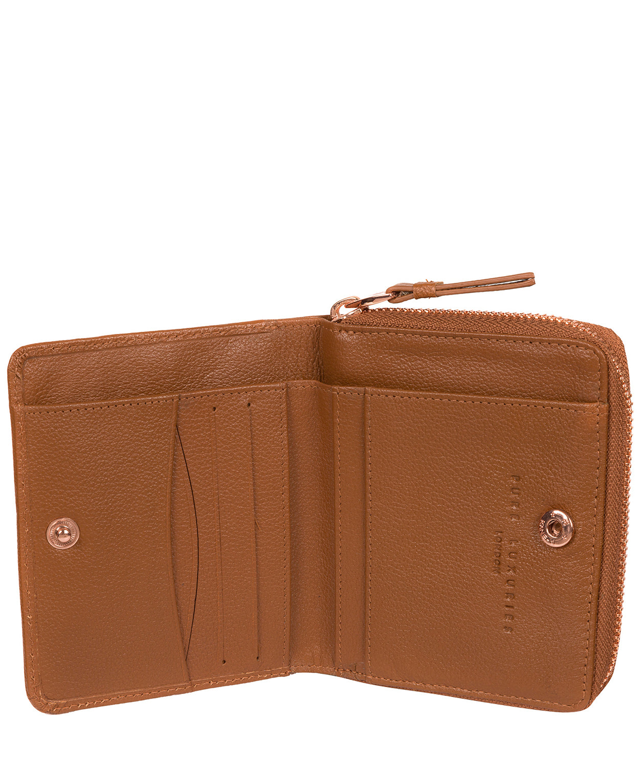 'Piper' Tan Leather Purse image 6