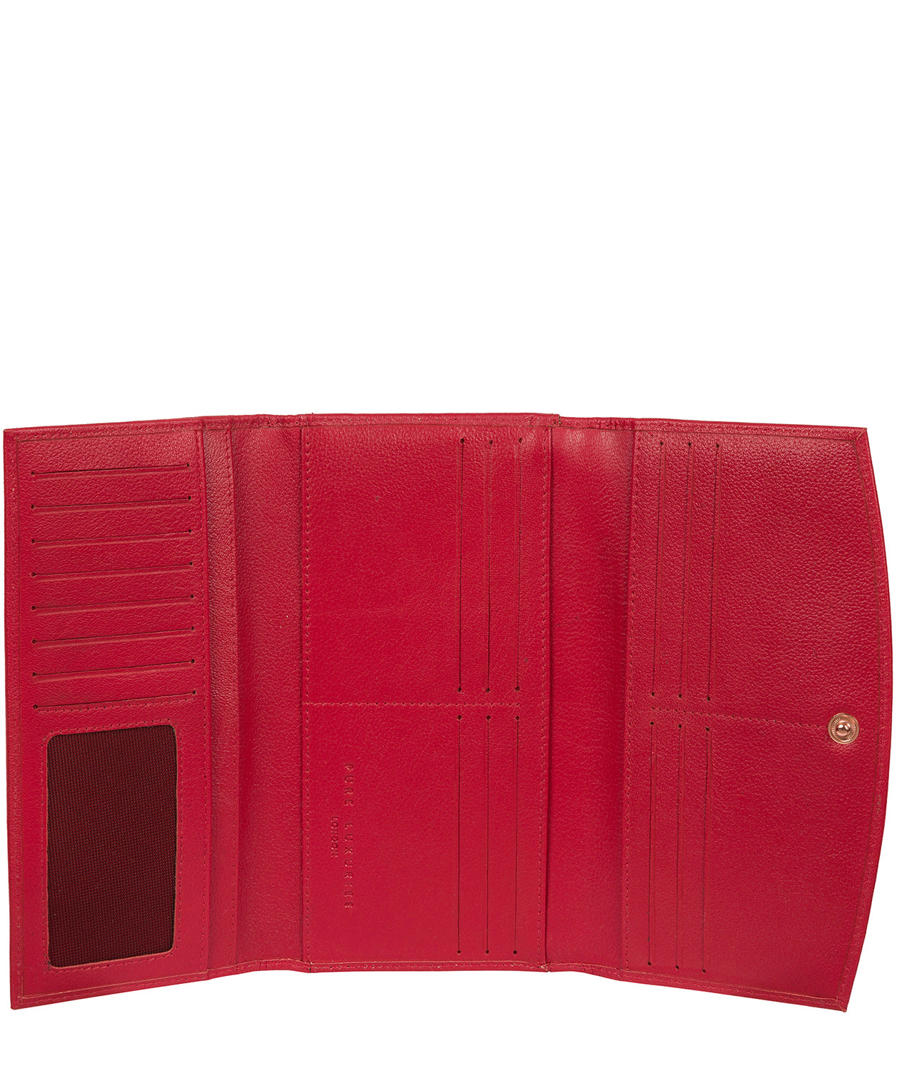 'Lark' Barbados Cherry Leather Purse image 4