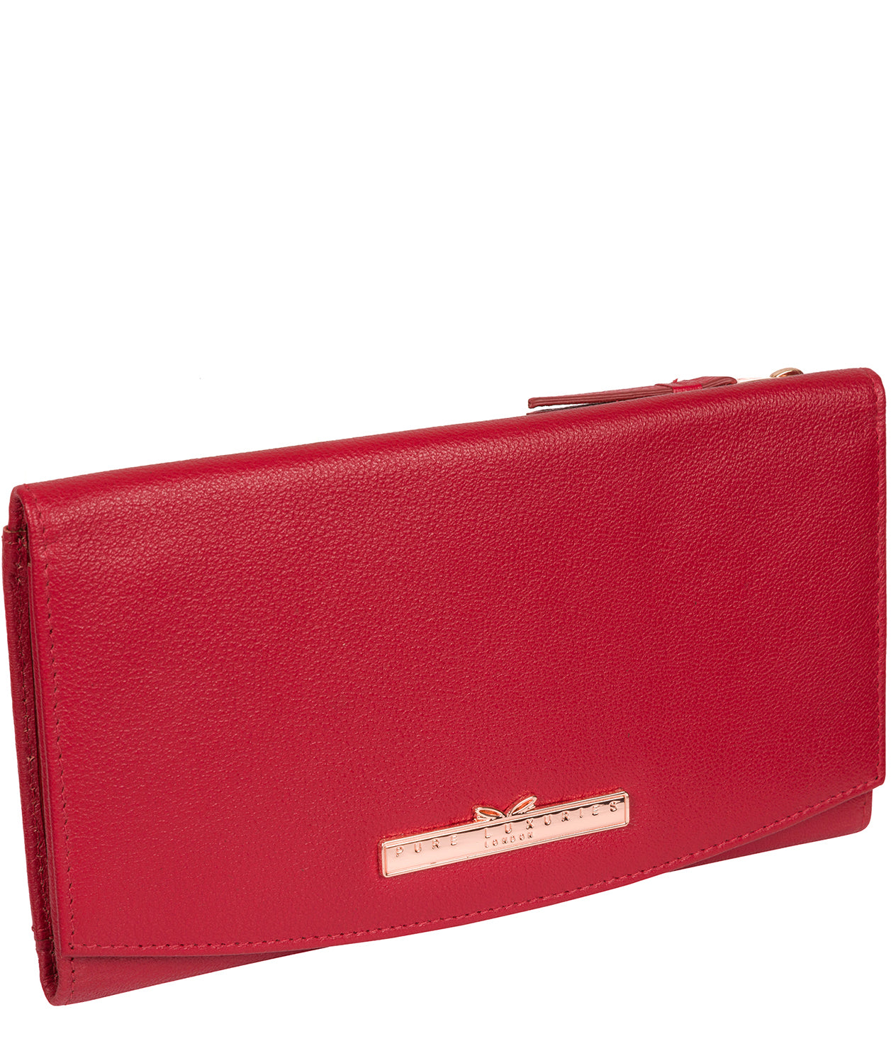 'Lark' Barbados Cherry Leather Purse image 5