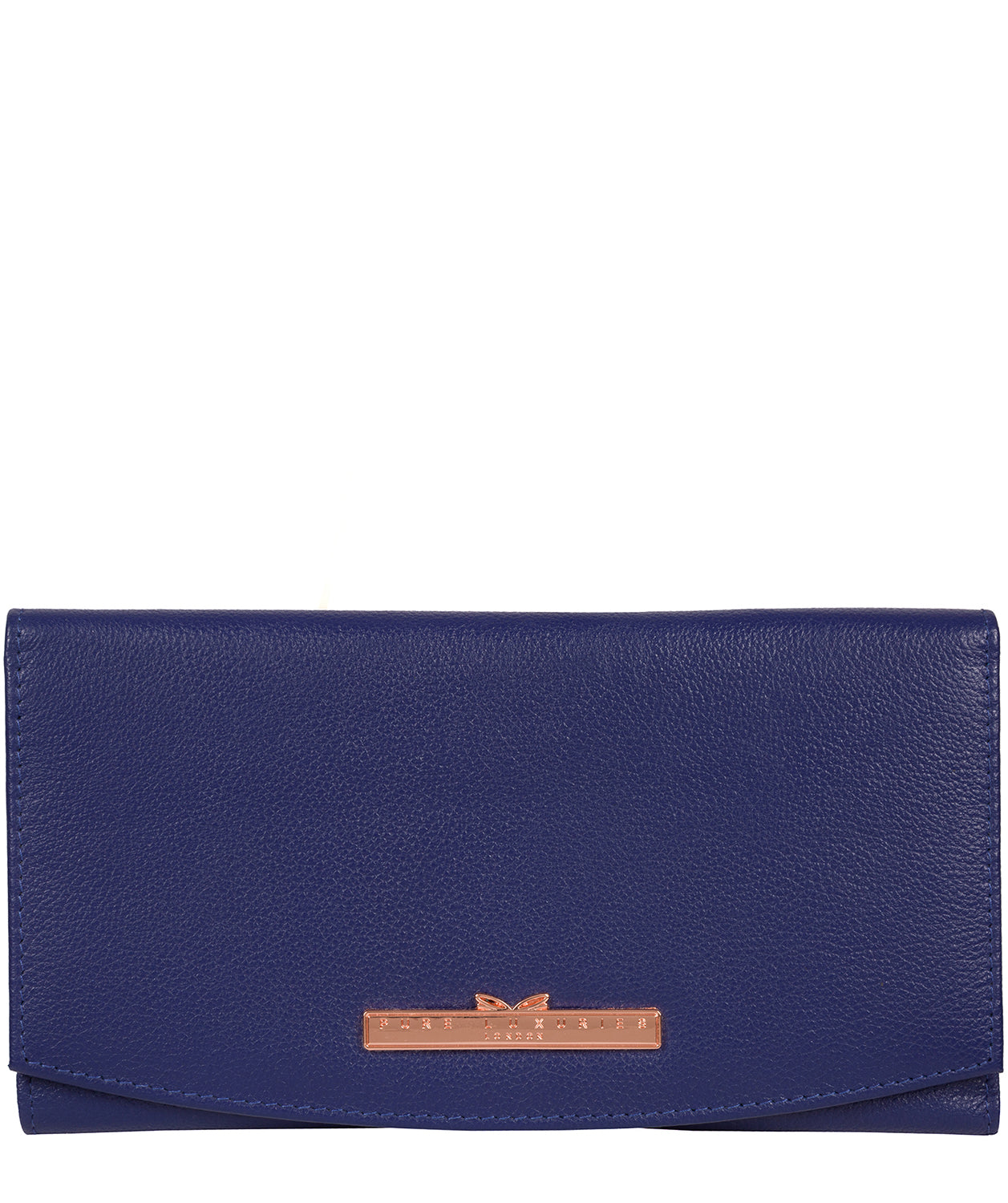 'Lark' Navy Blue Leather Purse image 1