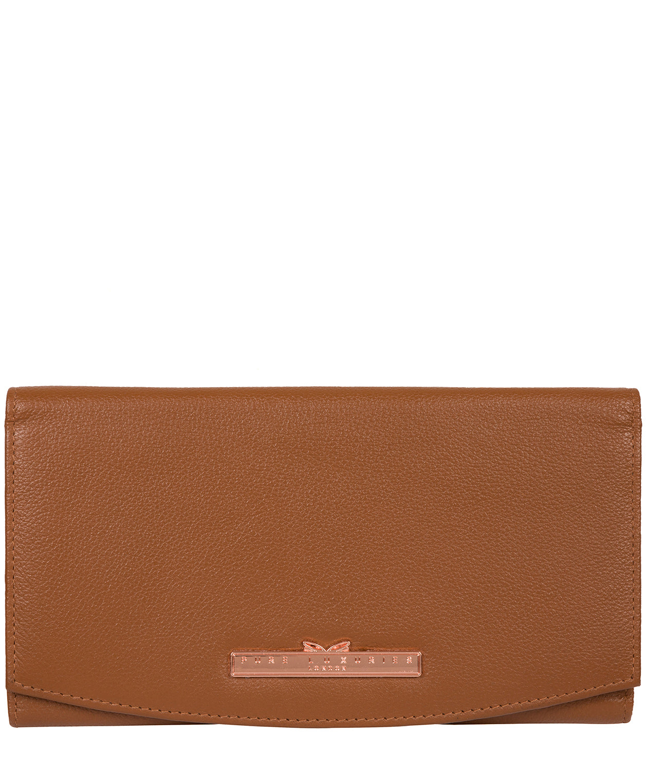 'Lark' Tan Leather Purse image 1