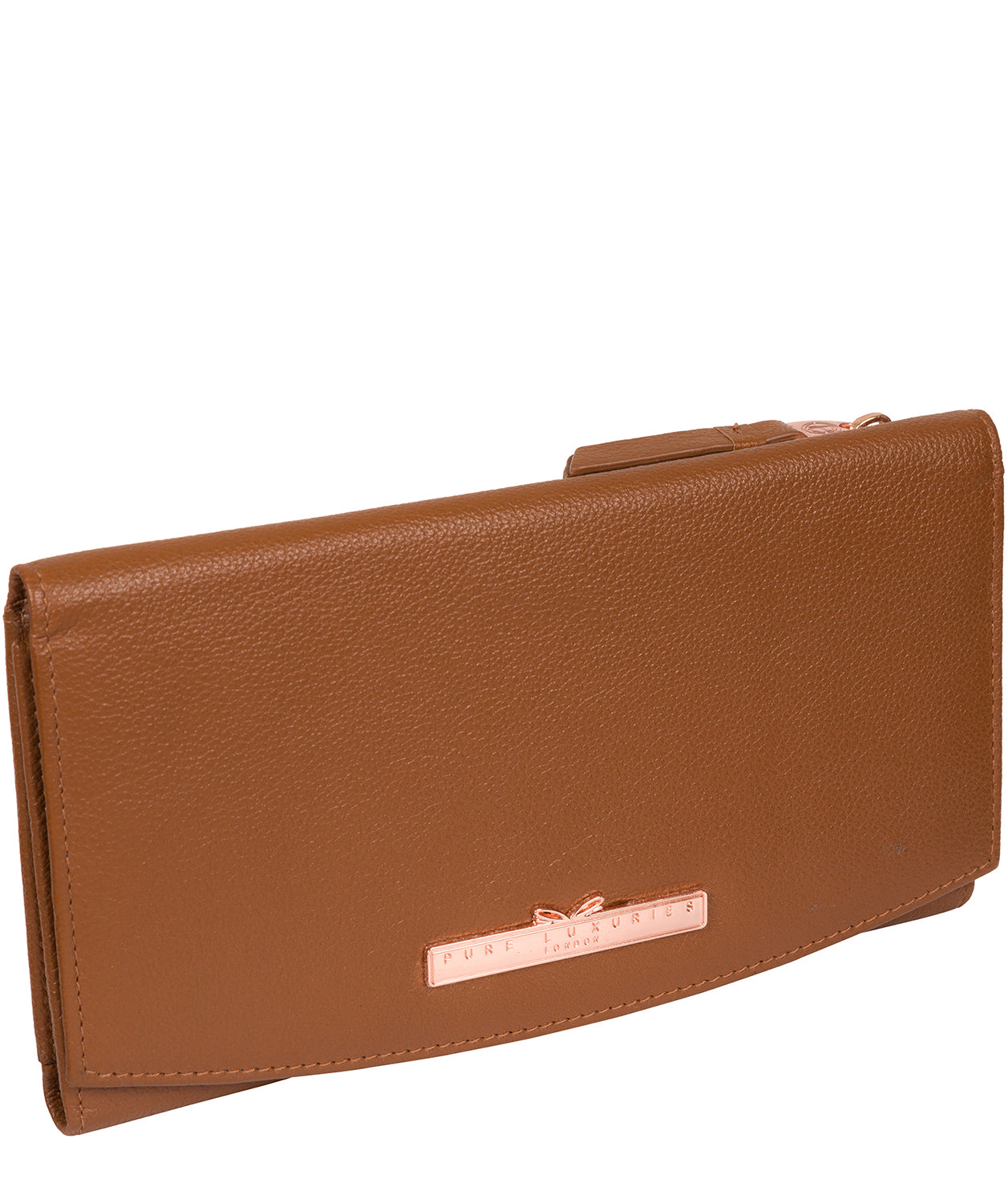 'Lark' Tan Leather Purse image 5