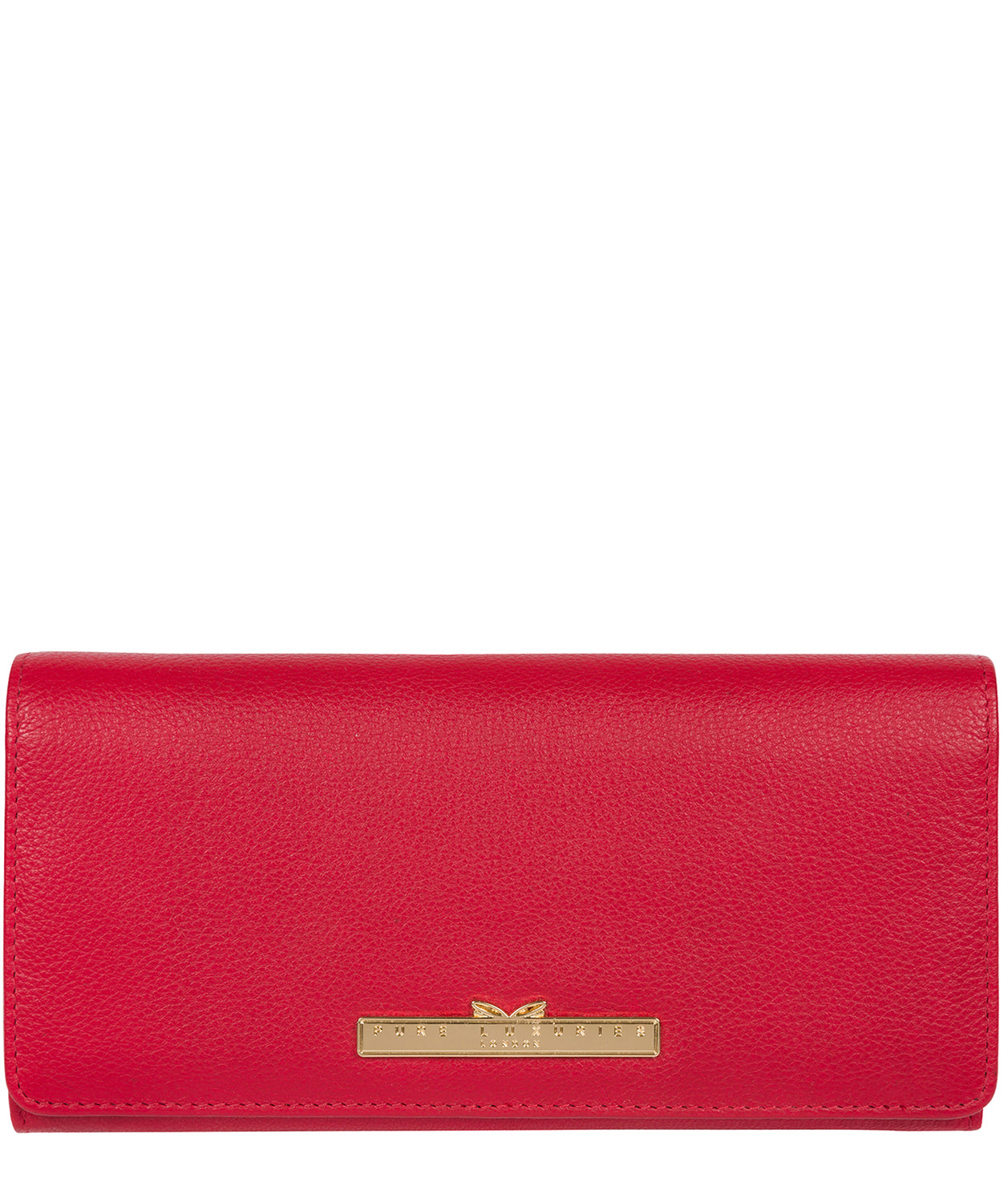 'Pipit' Barbados Cherry Leather Bi-Fold Purse image 1