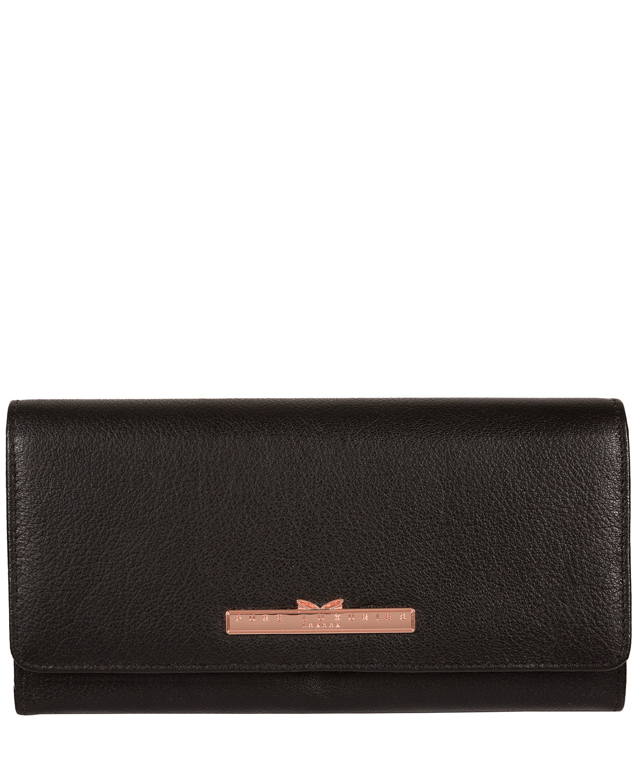 'Pipit' Black Leather Purse image 1