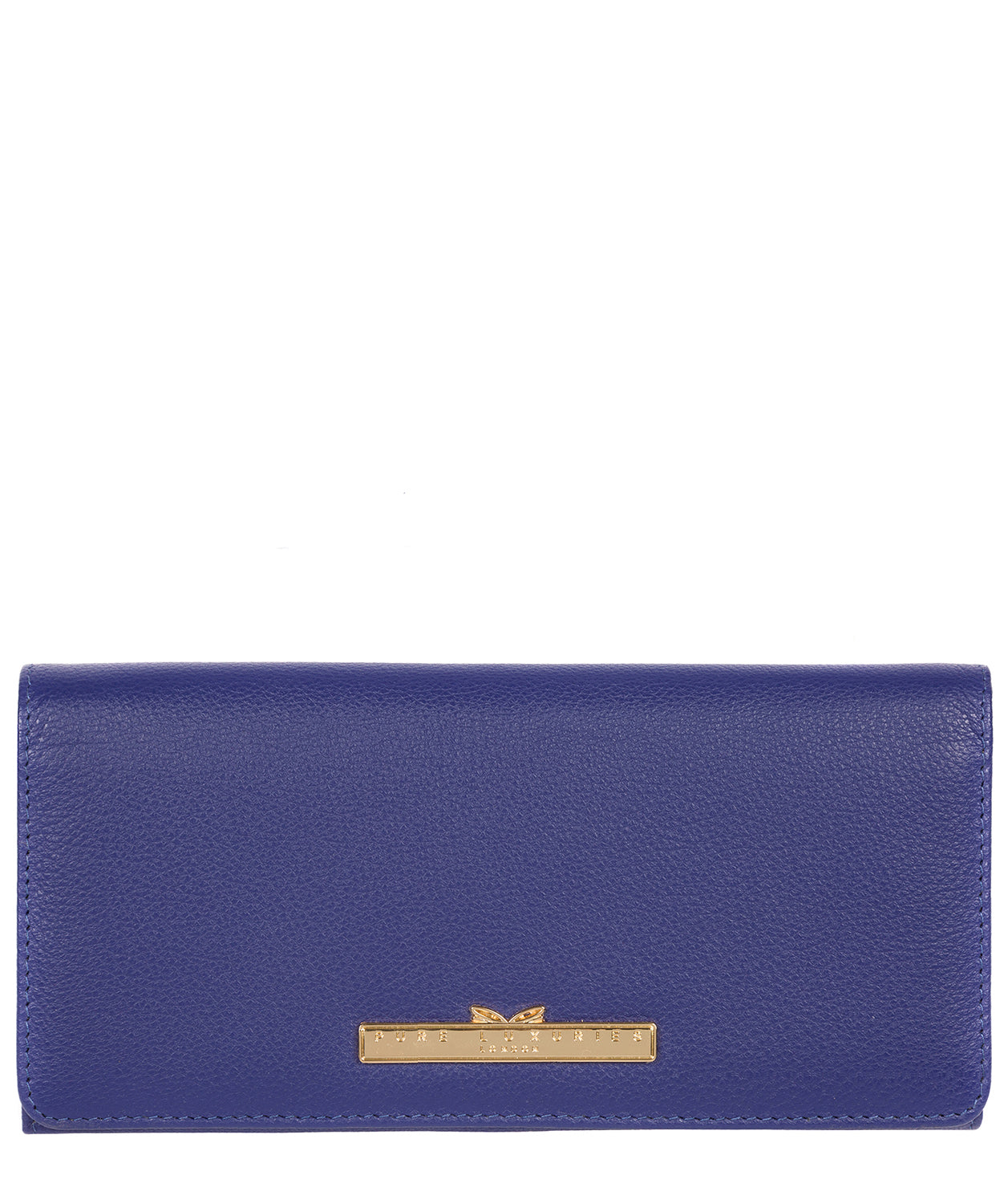 'Pipit' Navy Leather Bi-Fold Purse image 1