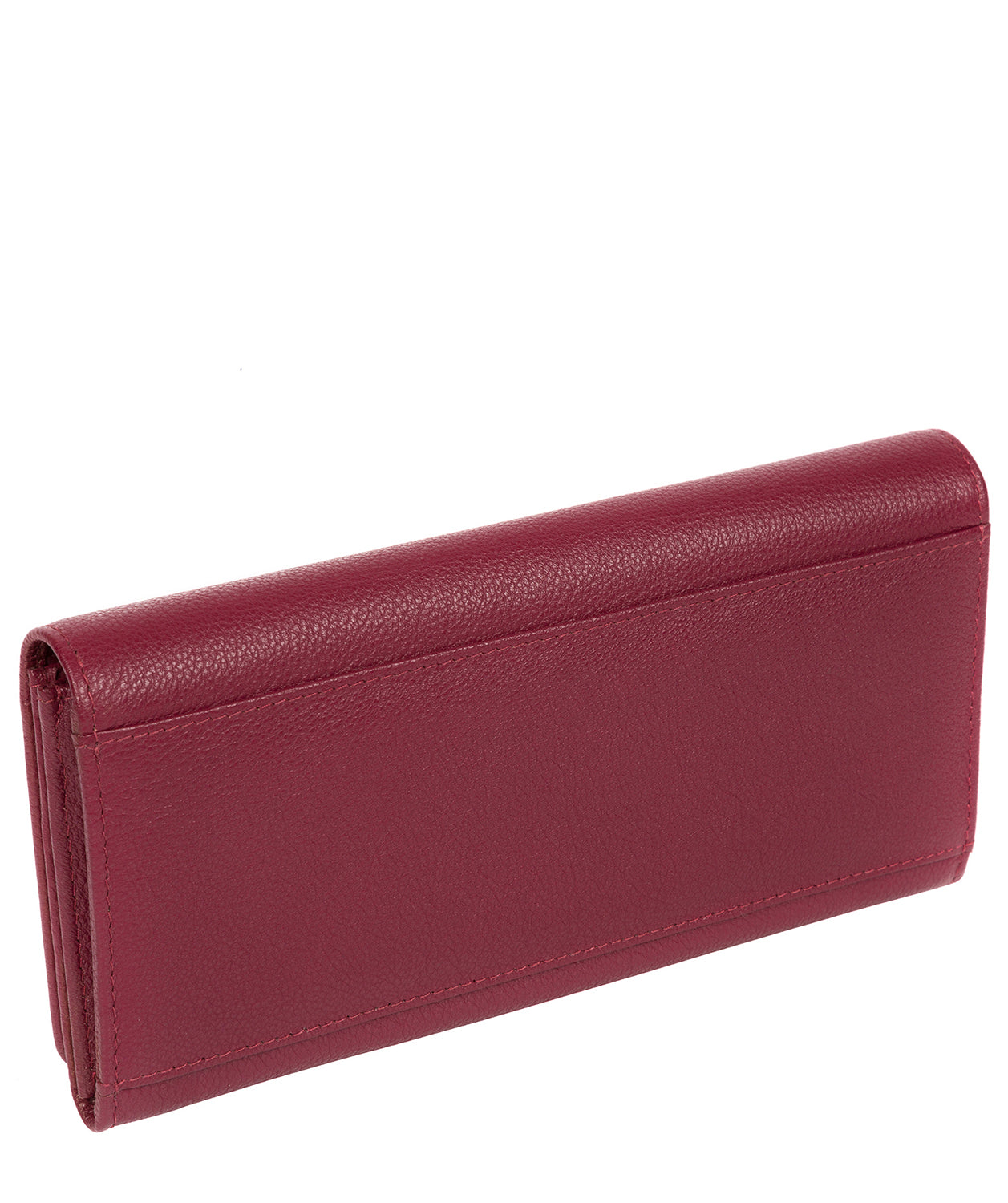 'Pipit' Pomegranate Leather Bi-Fold Purse