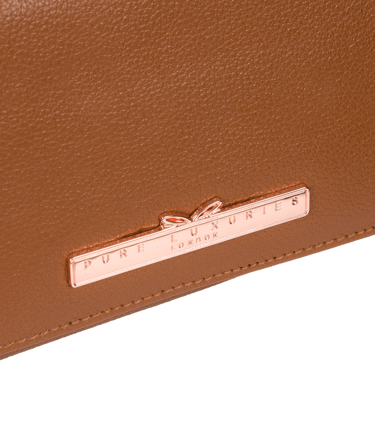 'Wren' Tan Leather Purse image 6