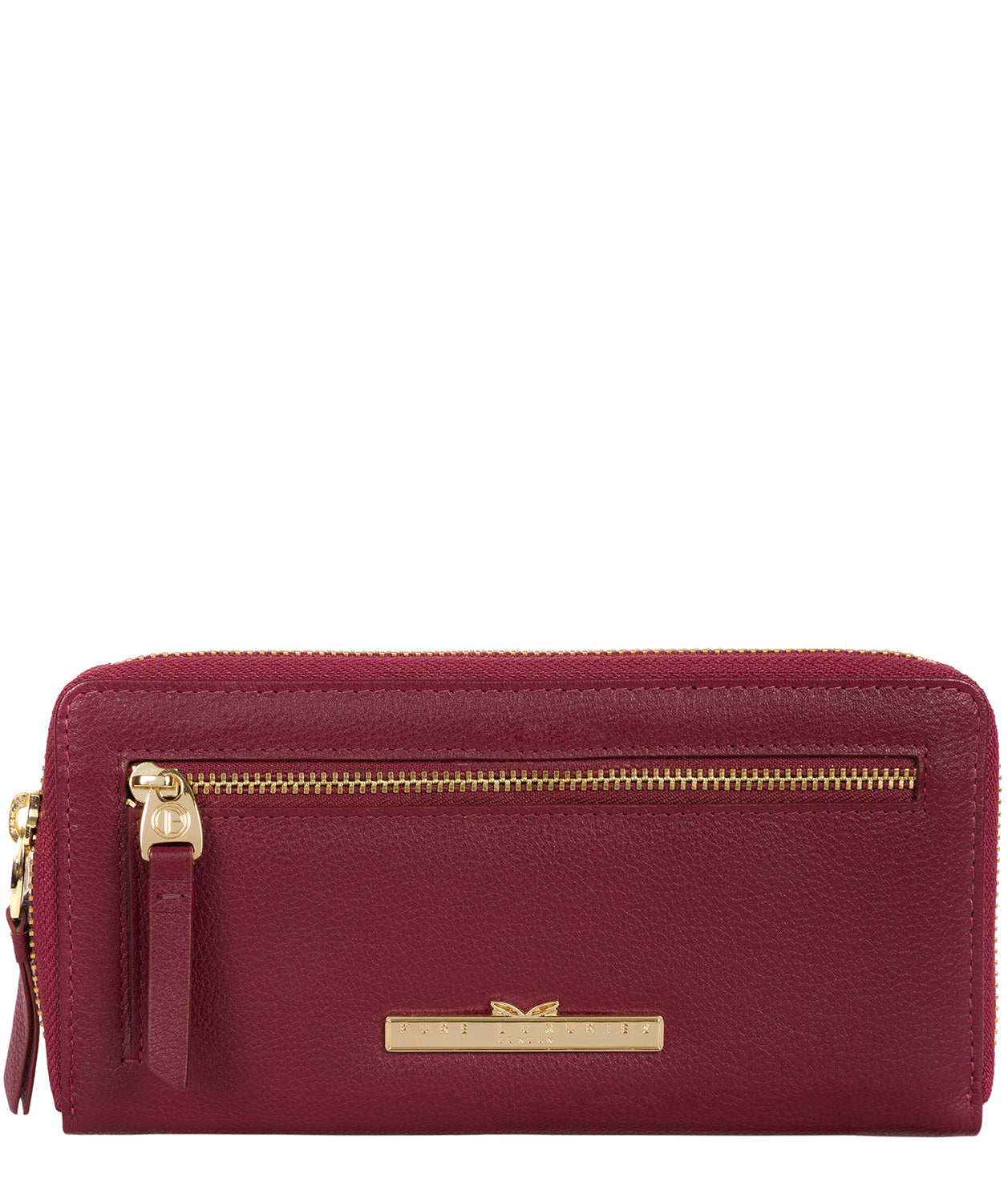 'Starling' Pomegranate Leather Bi-Fold Purse image 1