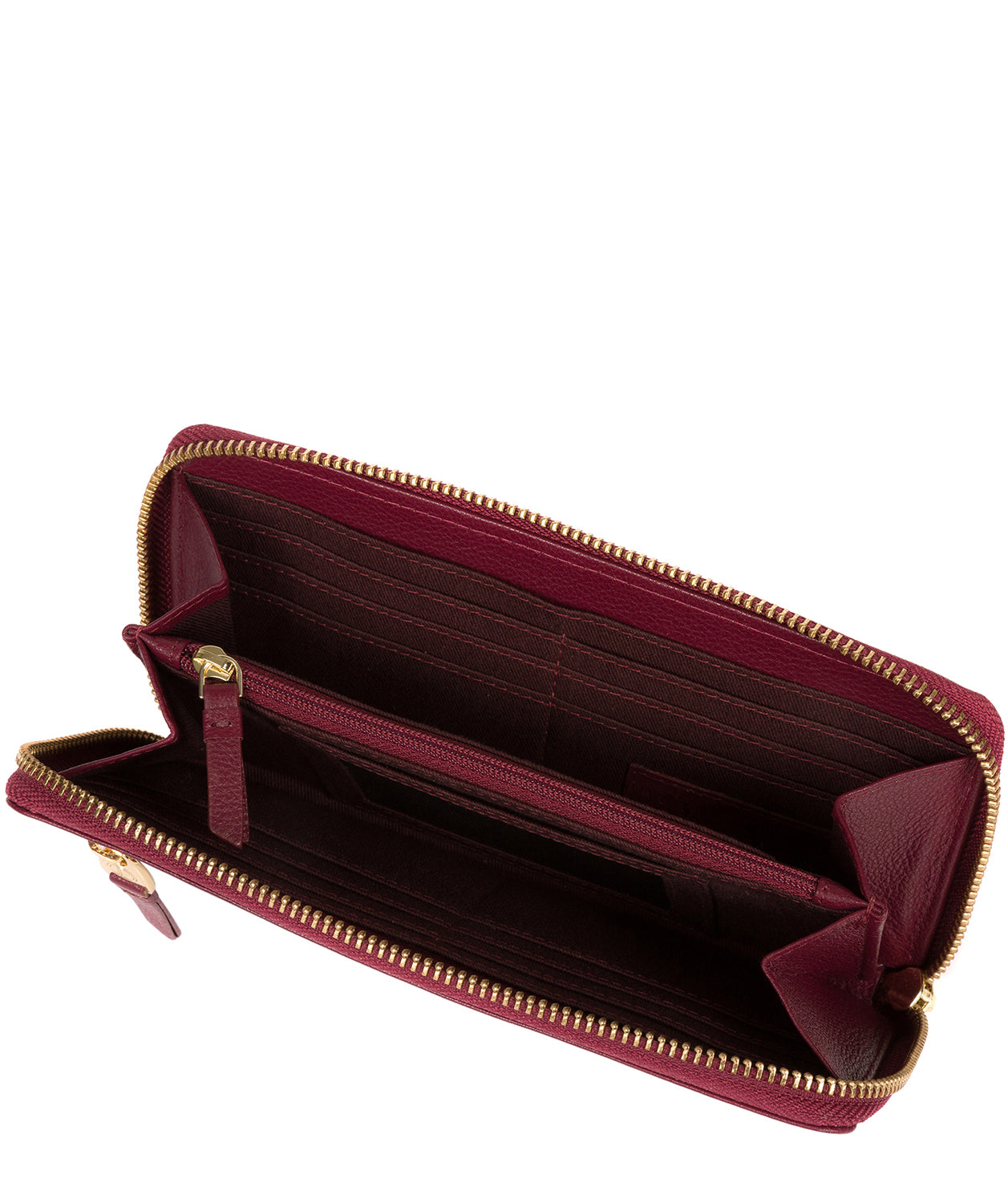 'Starling' Pomegranate Leather Bi-Fold Purse image 4