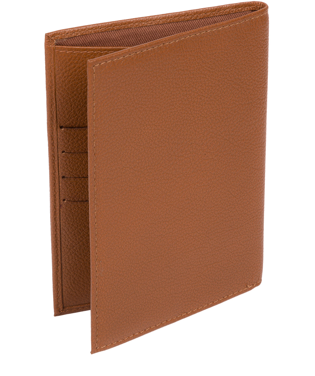 'Jet' Tan Leather Passport Holder image 3