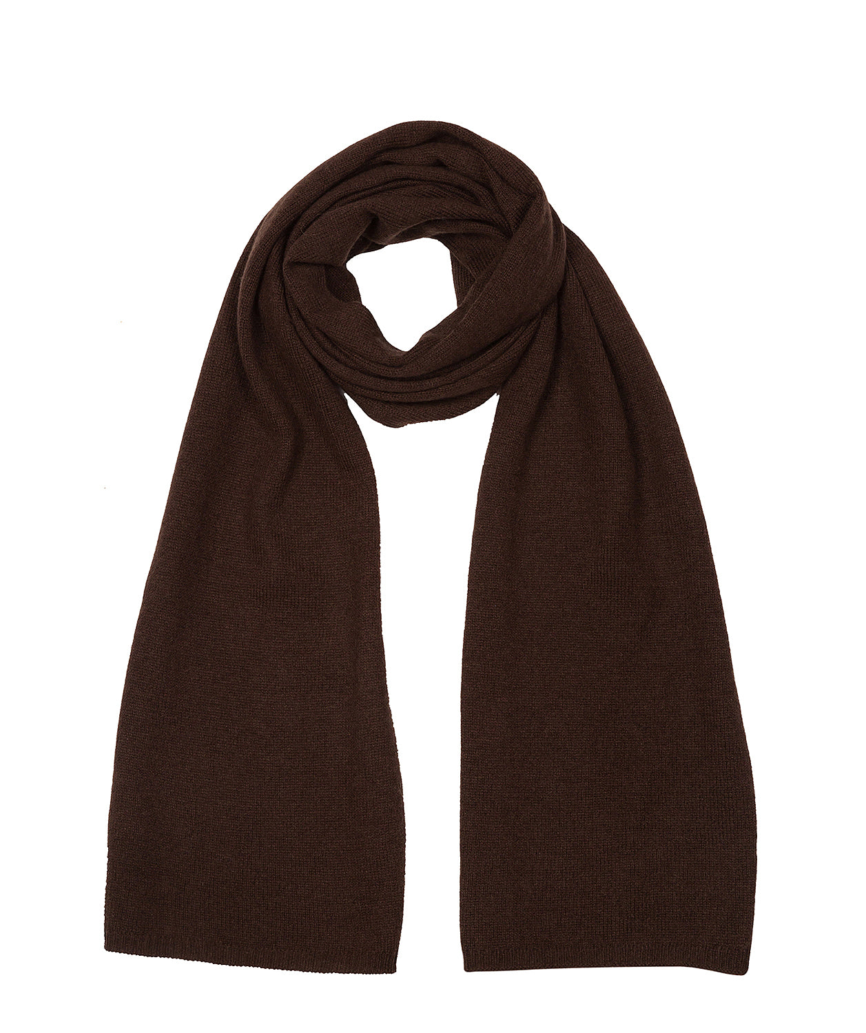 'Cambridge' Cappuccino 100% Cashmere Scarf