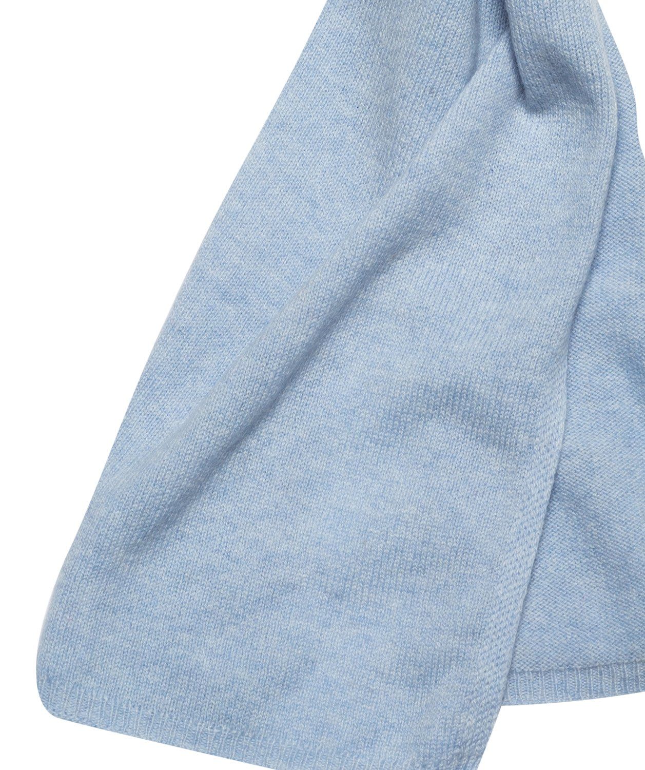 'Cambridge' Powder Blue 100% Cashmere Scarf