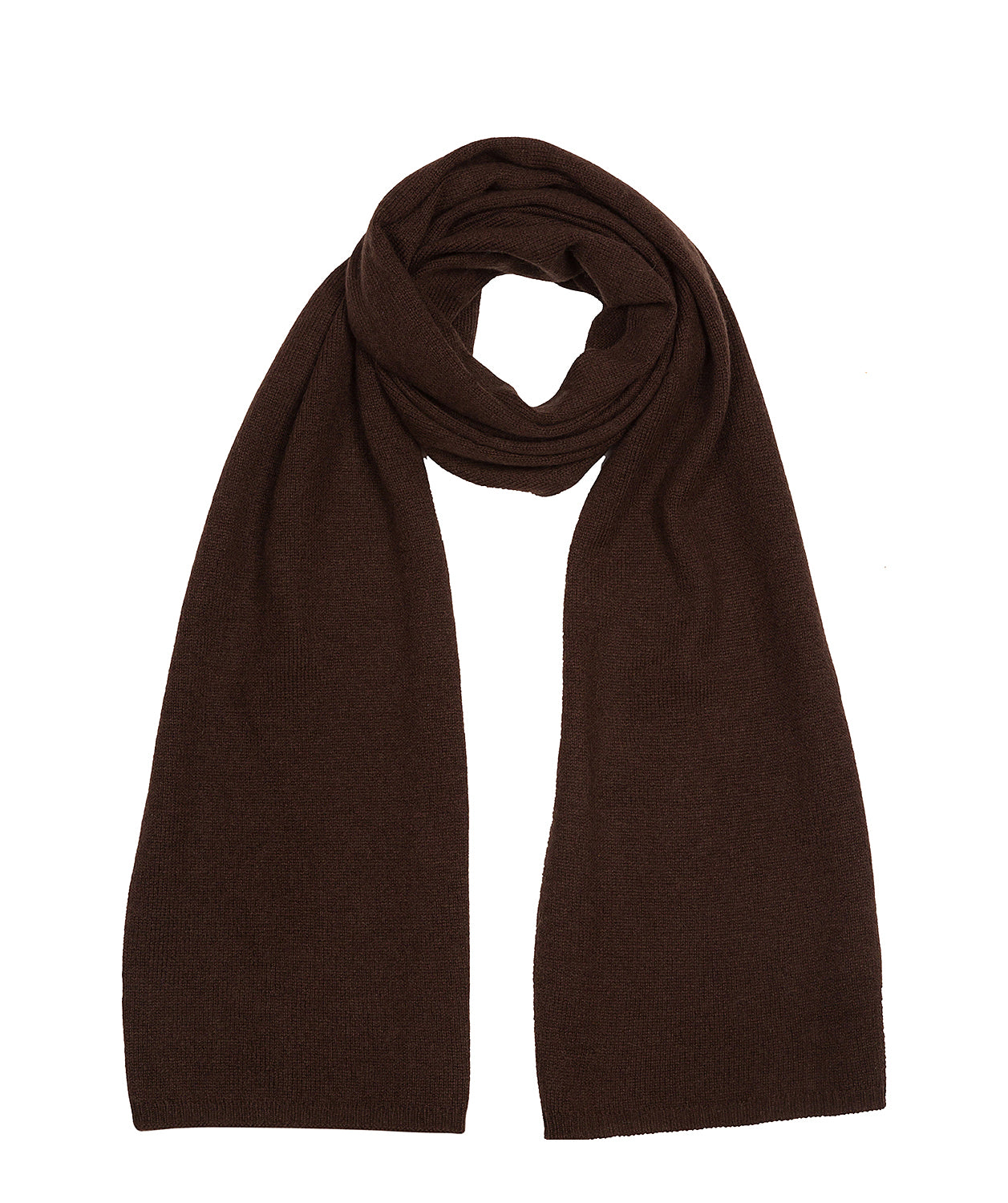 'Oxford' Cappuccino 100% Cashmere Scarf