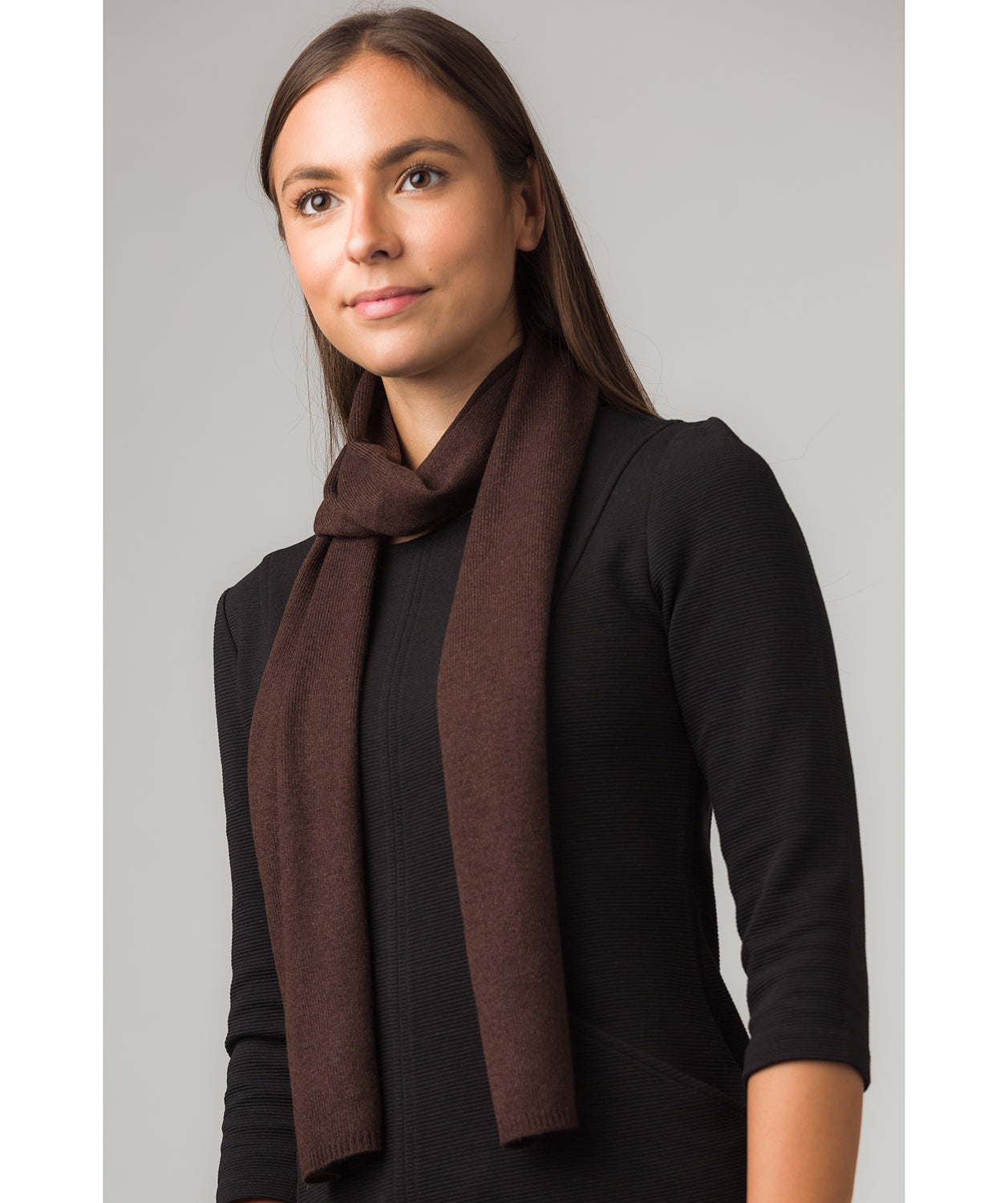 'Oxford' Cappuccino 100% Cashmere Scarf