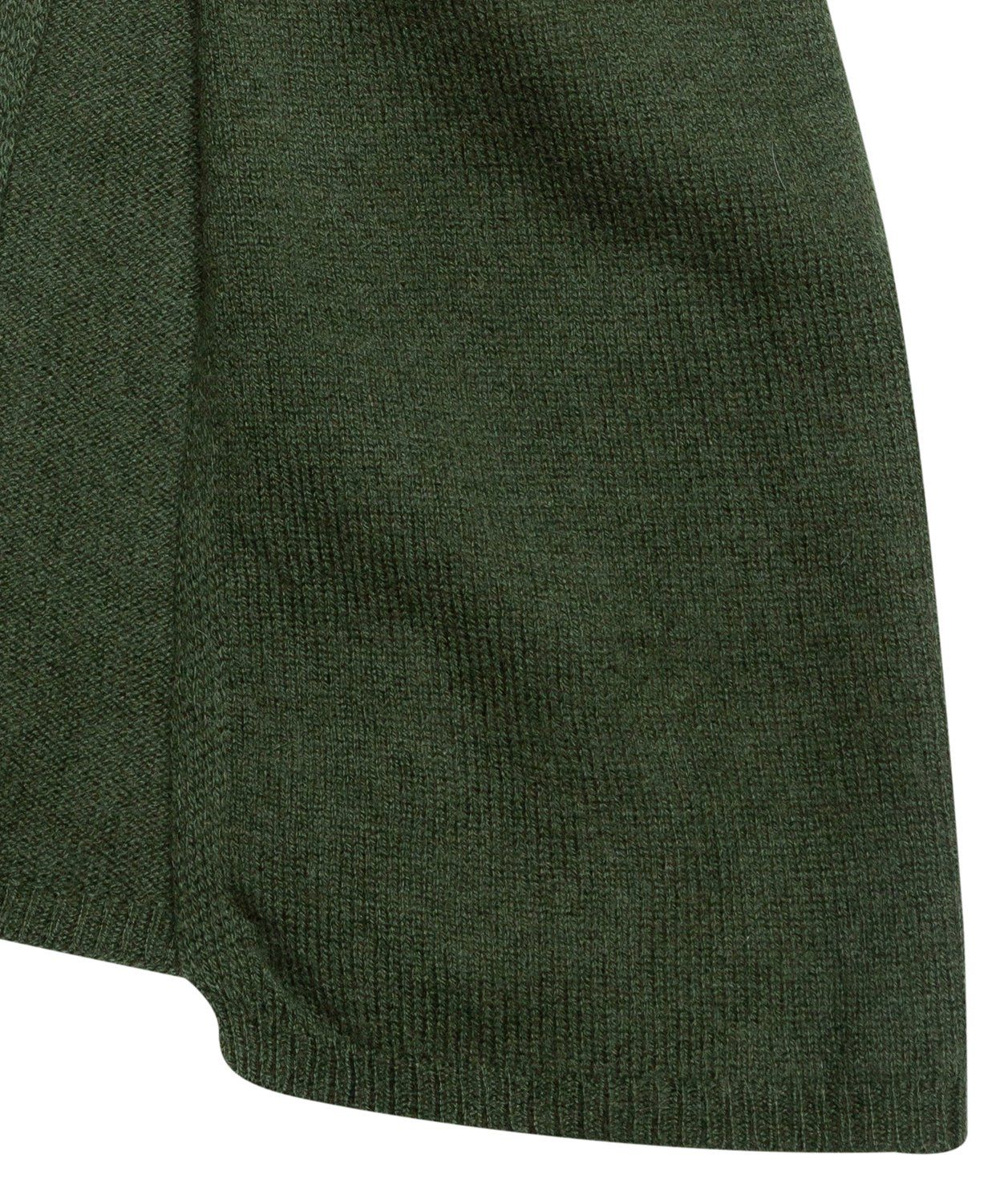 'Edinburgh' School Green Cashmere and Merino Wool Scarf