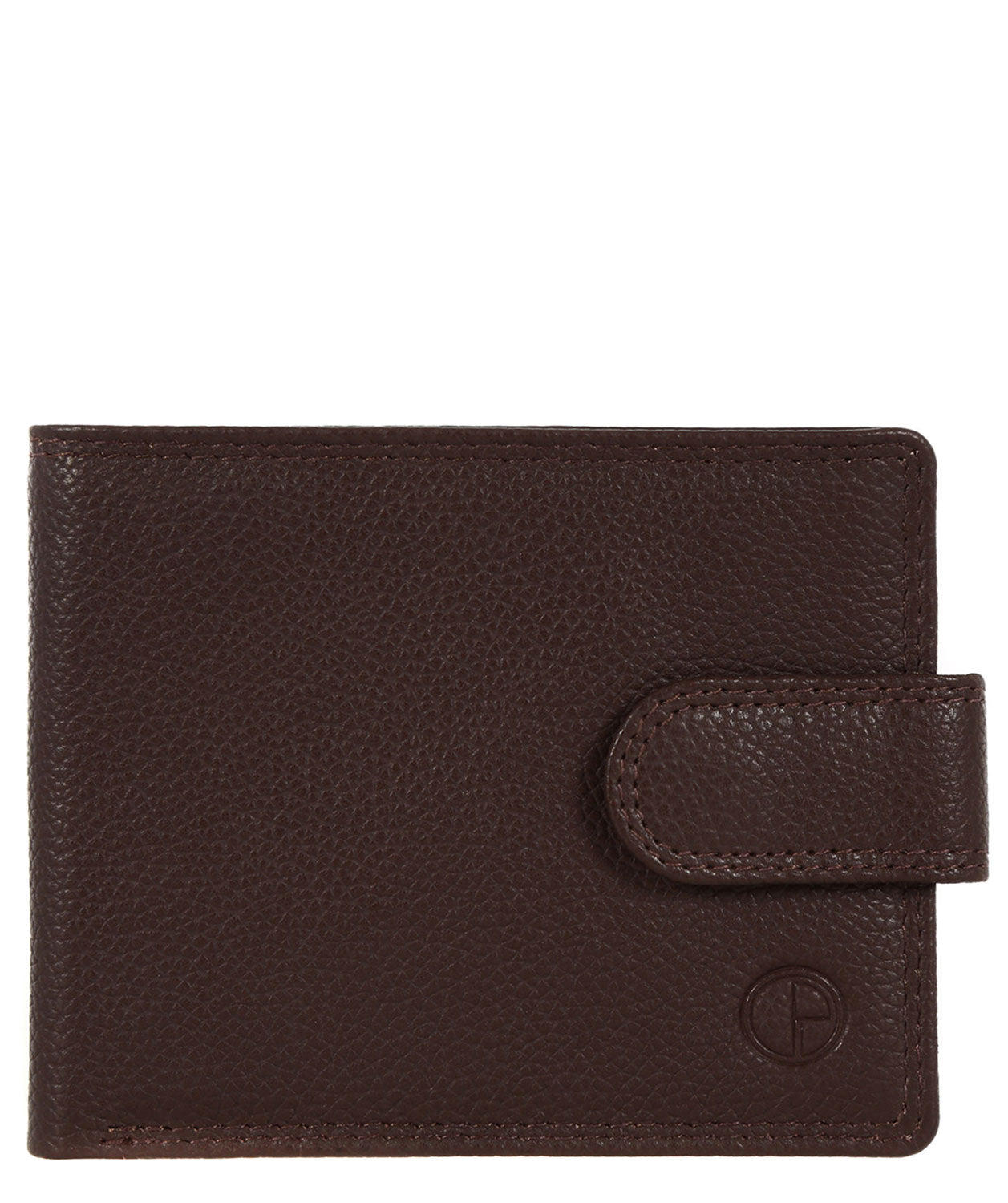 'Settle' Brown Natural Leather Wallet