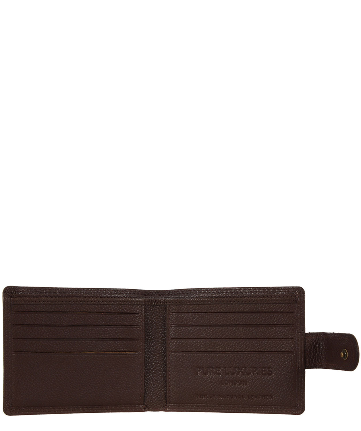 'Settle' Brown Natural Leather Wallet