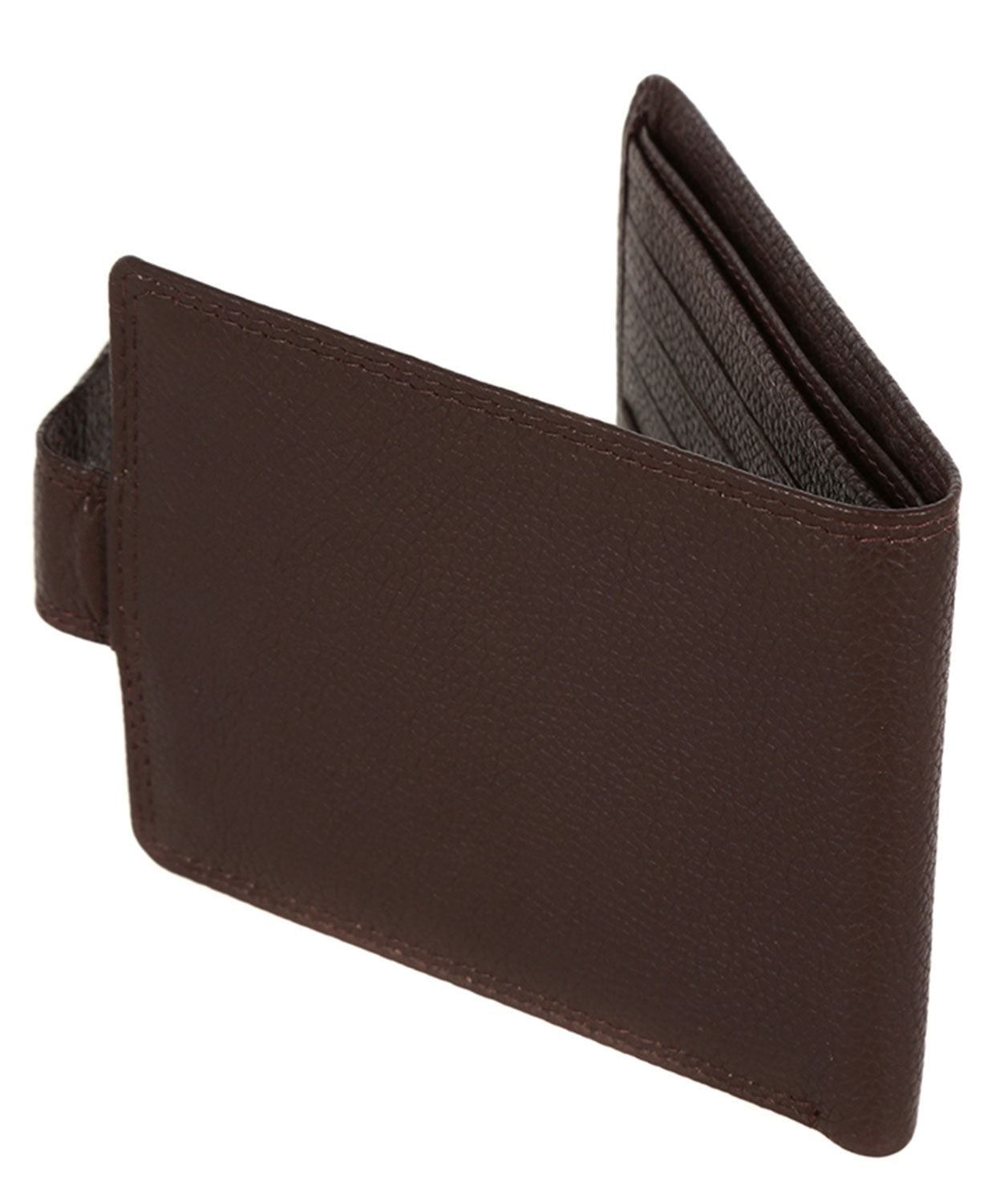 'Settle' Brown Natural Leather Wallet