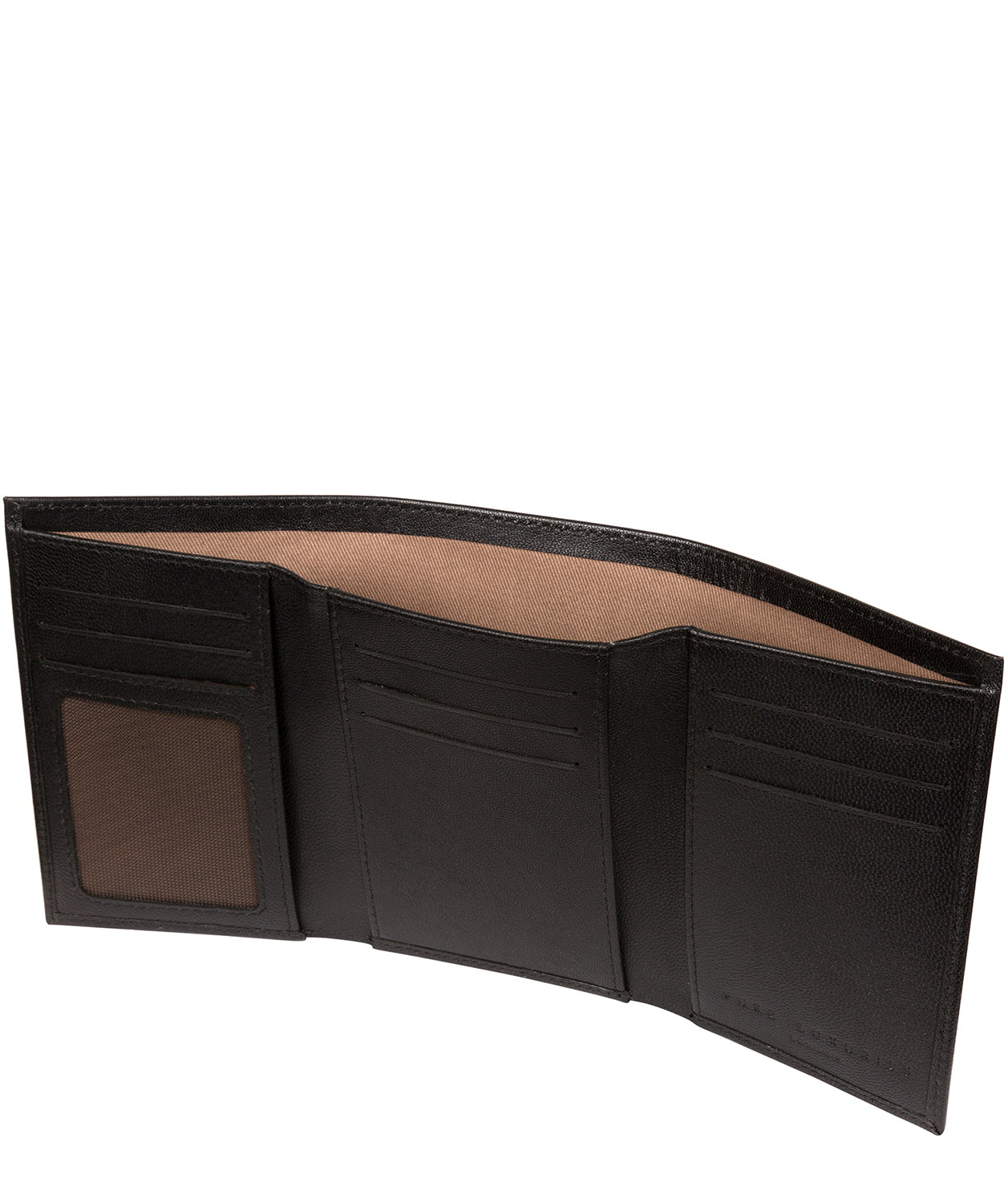 'Oliver' Black Leather Credit Card Wallet