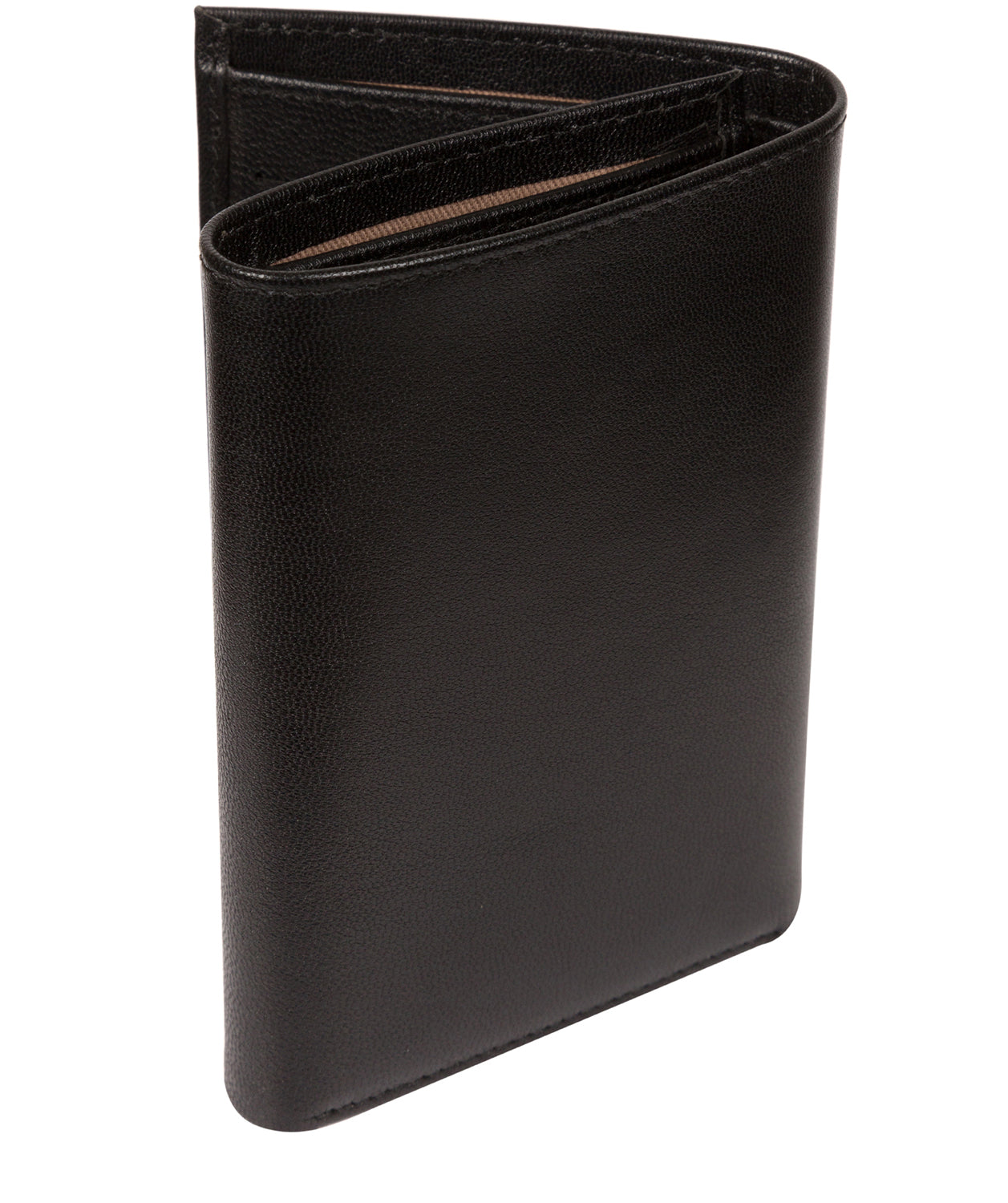 'Oliver' Black Leather Credit Card Wallet